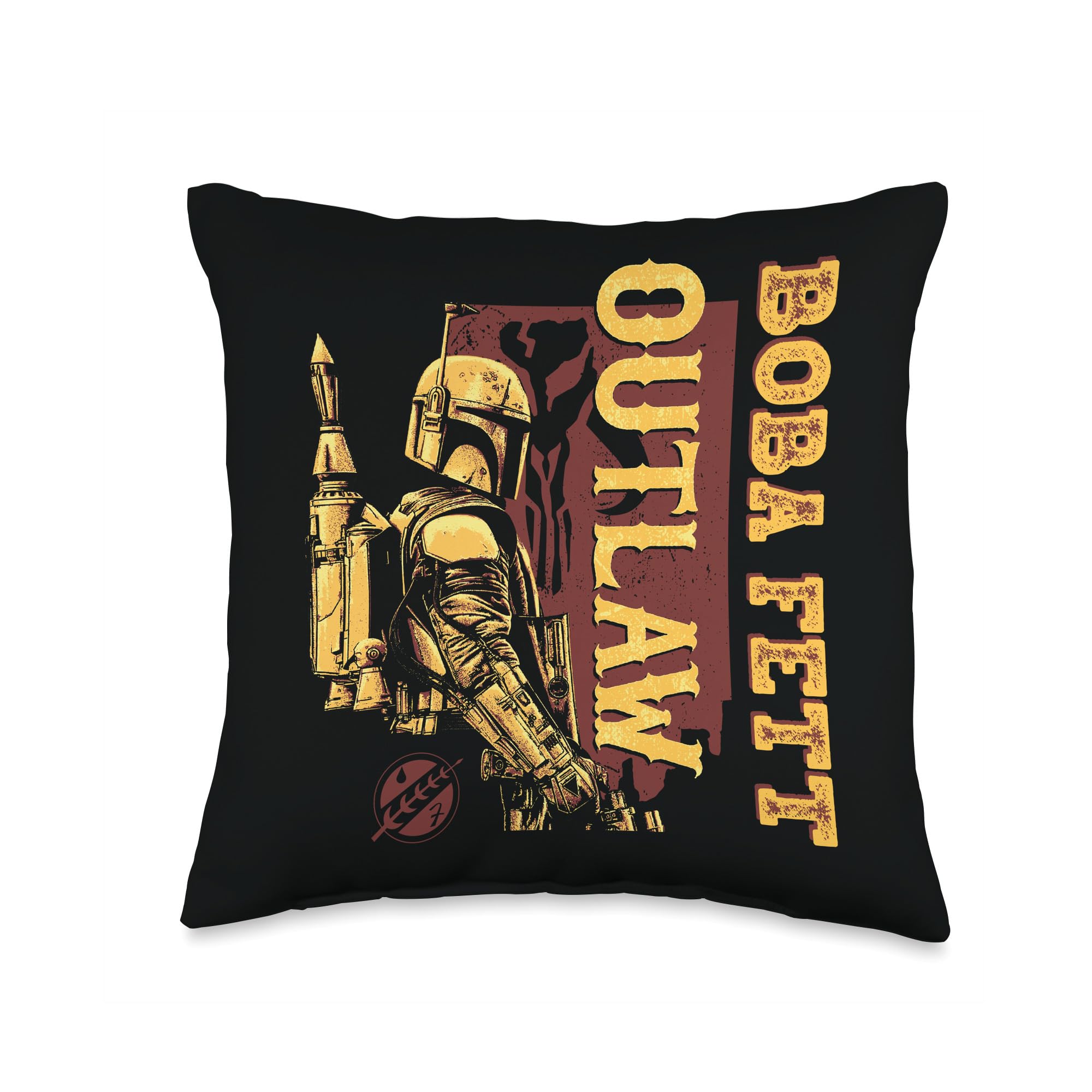 Coussin Star Wars Boba Fett deco pour rehausser l'ambiance de votre piece de jeu