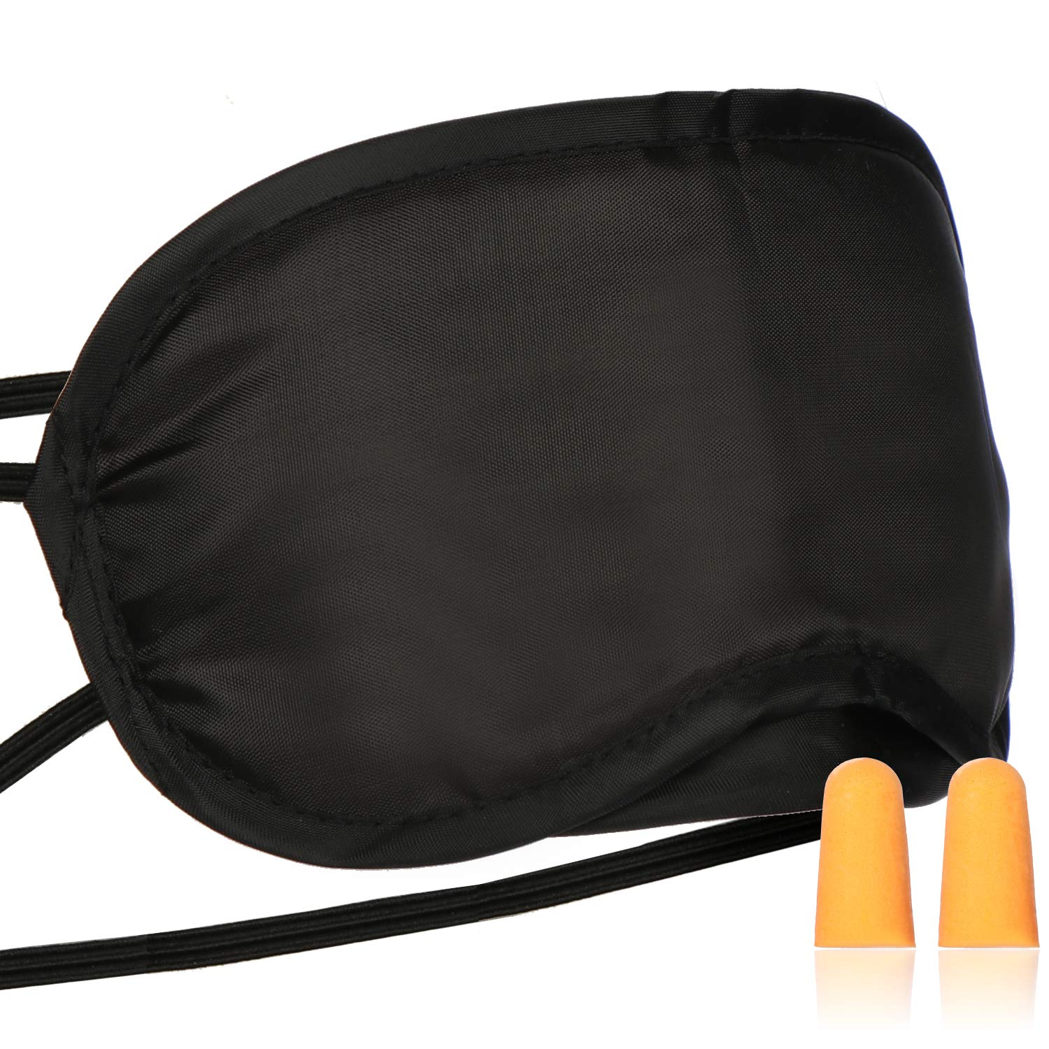 JetsCush Cuscino da Viaggio Gonfiabile, Cuscino Aereo con Maschera per Gli Occhi e Tappi per le Orecchie, Cuscino Gonfiabile da Viaggio per Aereo, Treno, Ufficio, Blu