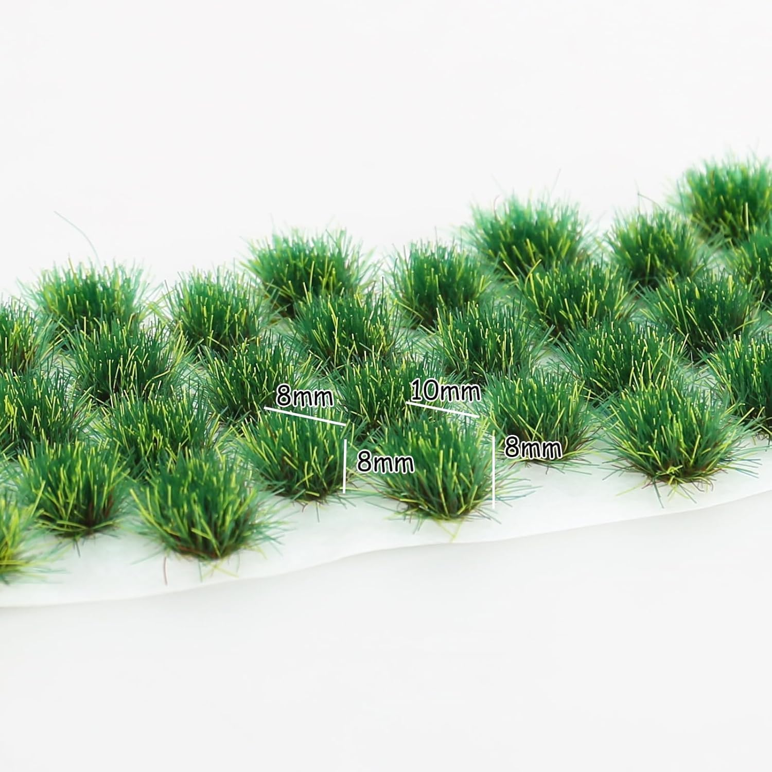 CTDMJ – Herbes Miniatures Pour Modélisme – 48 Touffes En Nylon – Aspect Réaliste – Décoration DIY Pour Dioramas, Trains, Maisons De Poupée, Jardins Féeriques