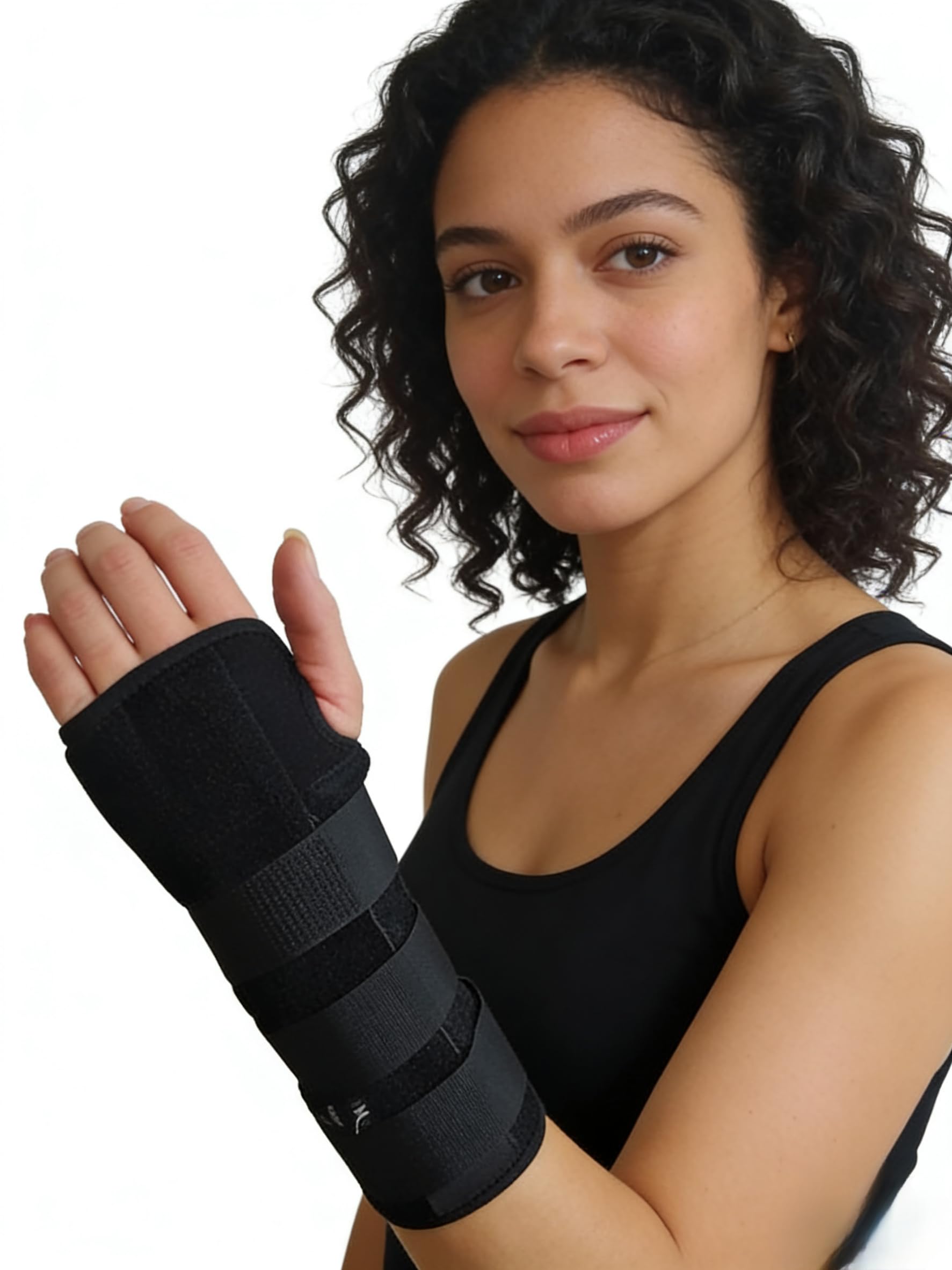 Férula de soporte para antebrazo y muñeca, férula inmovilizadora, férula de muñeca (mano derecha)