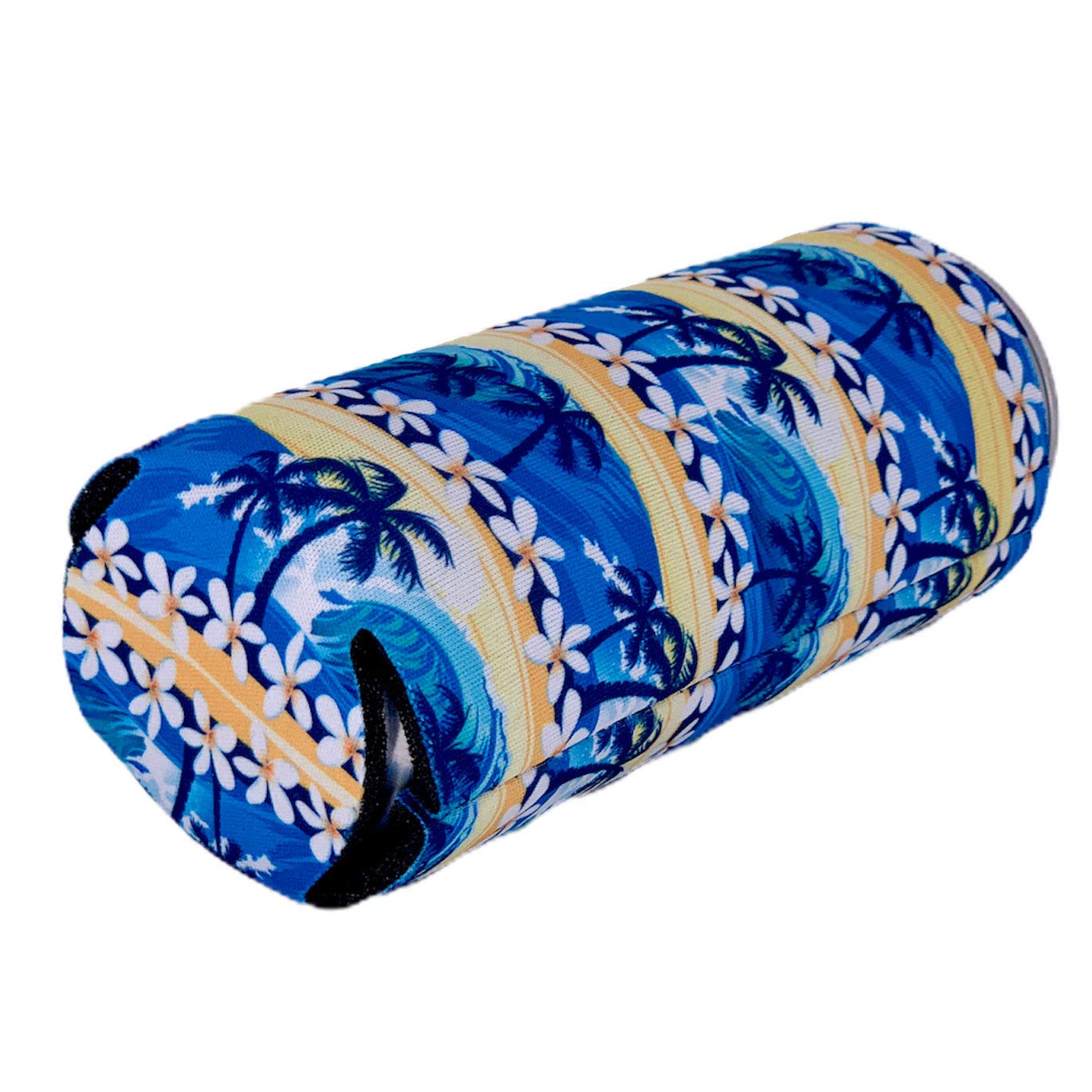 Waves Tropical Beach Pattern Slim Can Coolie