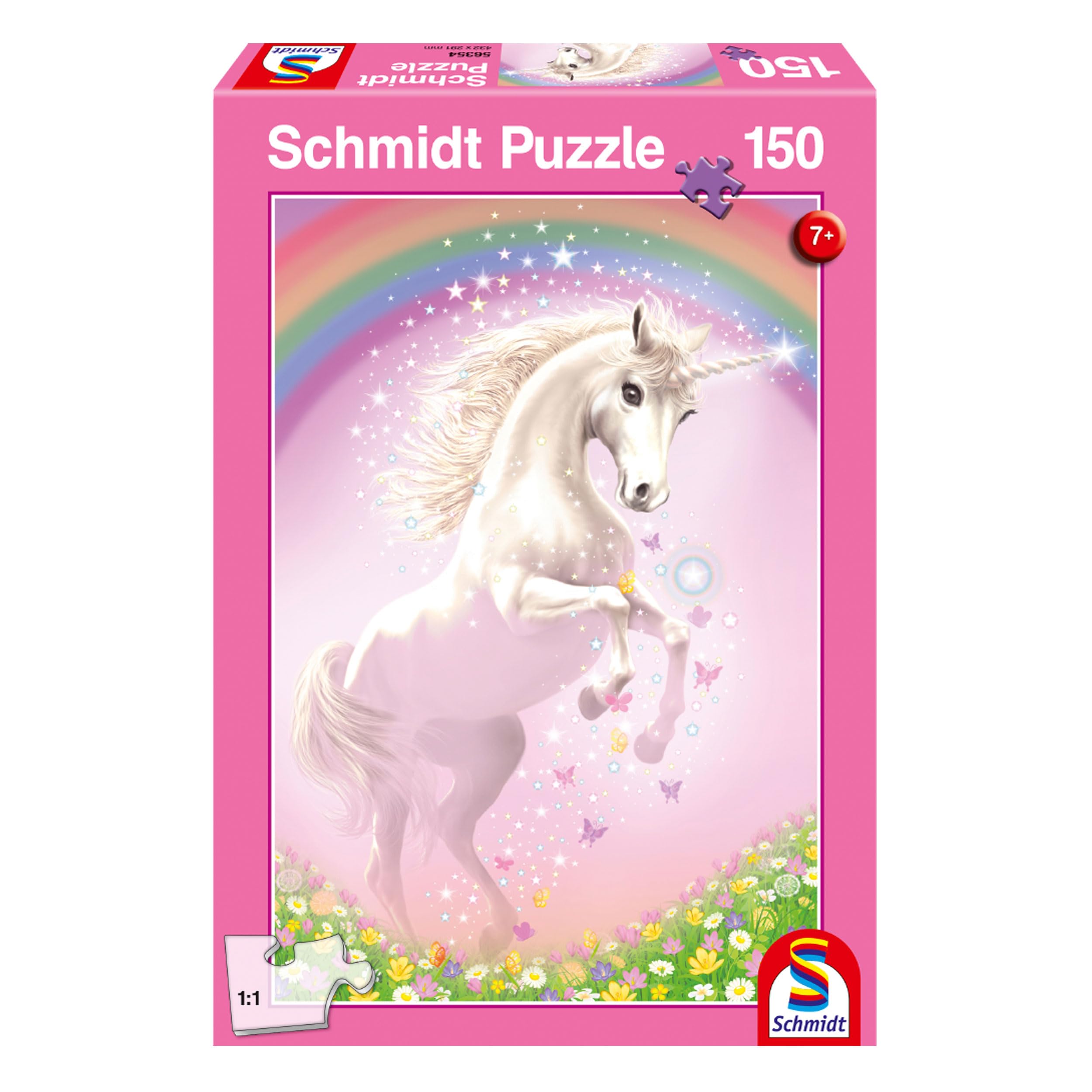 Schmidt Spiele 56354 Unicorno, puzzle per bambini da 150 pezzi, Multicolore, normale