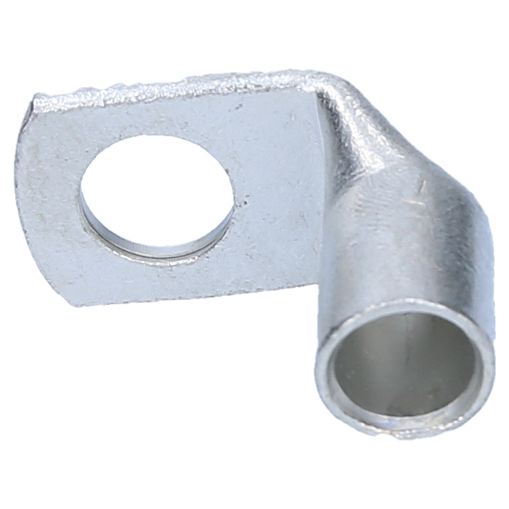 Cembre A14-L12 Lot de 10 Cosses de Câble Tubulaires 90° 70 mm² M12 | Connecteurs en cuivre étamé non isolés avec trou de visualisation pour sertissage sécurisé, auto, maison ou industrie.
