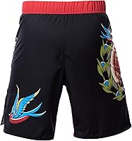 Vista 101 de Hardcore Training Pantalones cortos de lucha para hombre Boxeo MMA Combat BJJ Grappling Fitness Muay Thai Kickboxing No Gi