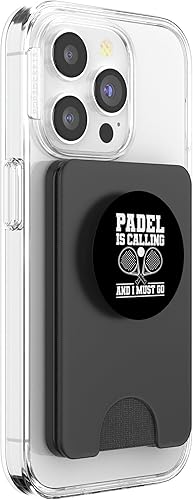 Miniatura 4 de Padel is Calling and I Must Go Padel Racquet Paddle PopSockets PopWallet for MagSafe