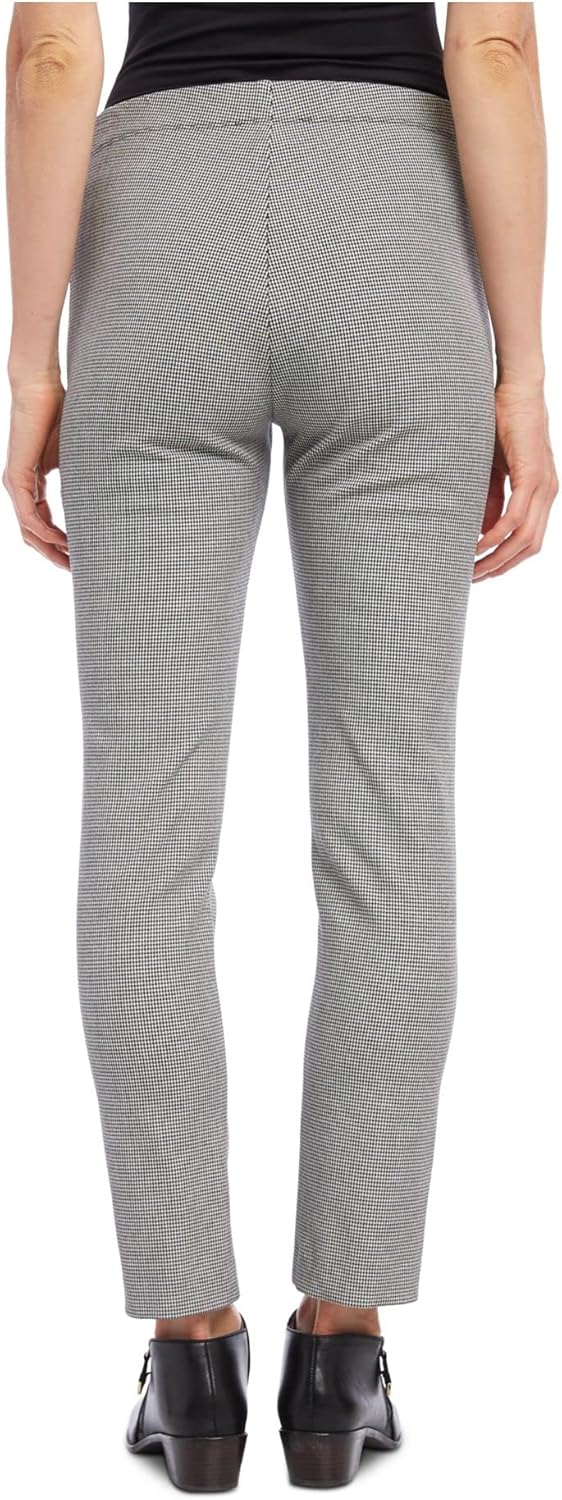 Karen Kane Womens Black Stretch Houndstooth Wear to Work Skinny Pants S - Image 2