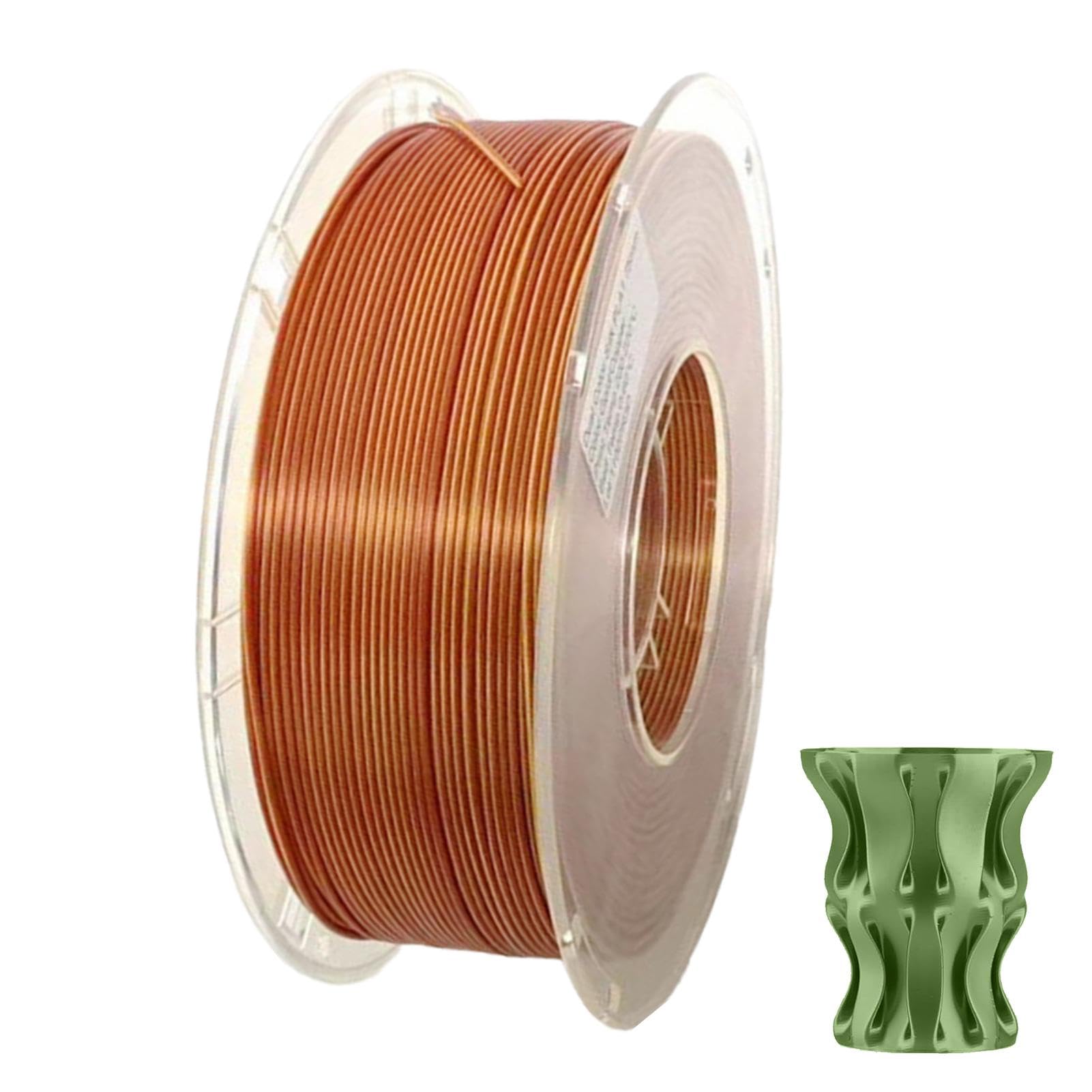 Filament do drukarki, Jedwabny filament do drukarki | Materiały eksploatacyjne do drukarek Dwukolorowy filament drukujący - Wielokolorowy filament szpulowy Quick Change | eksploatacyjne do drukarek Dwukolorowy filament drukujący - Wielokolorowy filament s