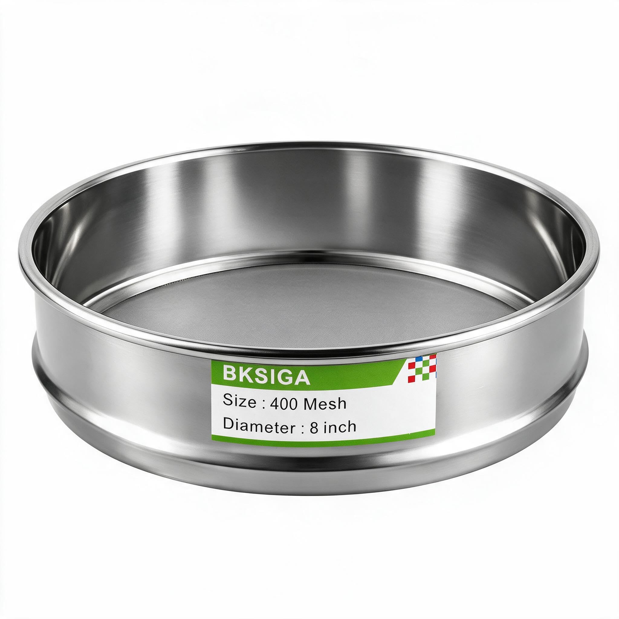 304 Stainless Steel Lab Sieves Pan,8" Diameter Standard Sieve Pan for Industrial Laboratory Homes — Amazon image 21