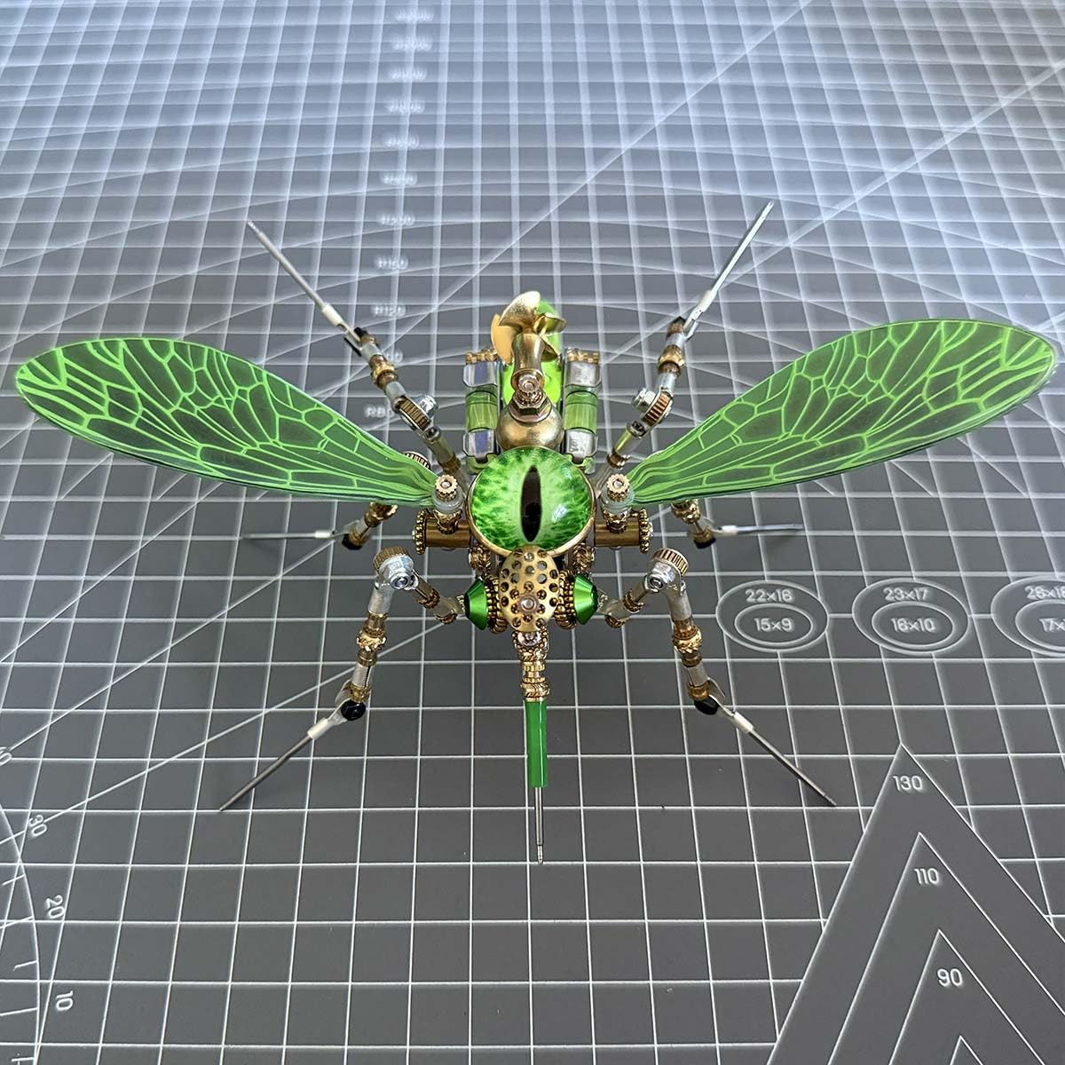 3D metalowe zestawy modeli komarów, puzzle dla dorosłych, steampunk, 3D, DIY, metalowy montaż, mechaniczne puzzle owadów, kreatywne dla dorosłych, 320 szt. +