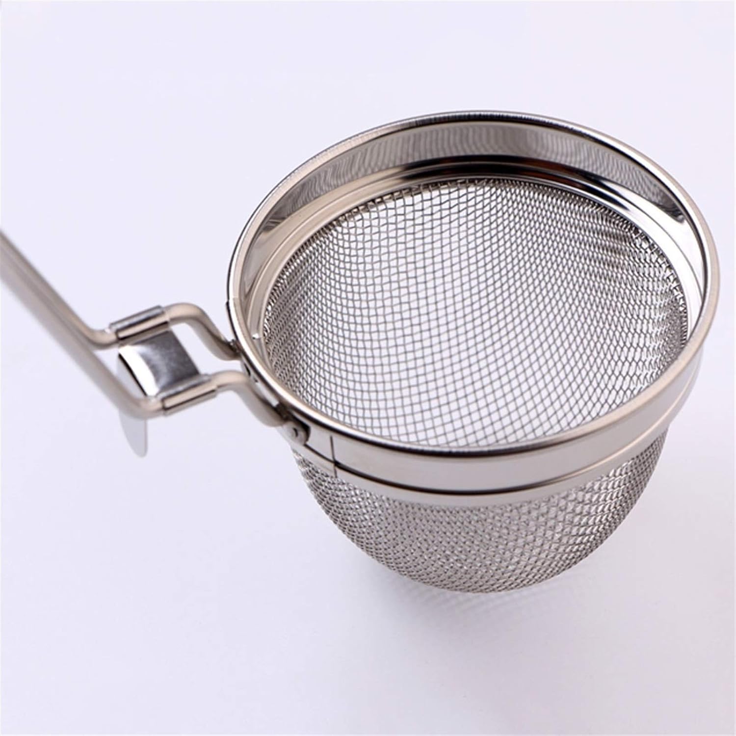 Leaky Spoon Fine Mesh Stainless Steel Colander Filter Spoon Kitchen Filter Tool Diameter 3.6 Inches (Silver Color) Colander