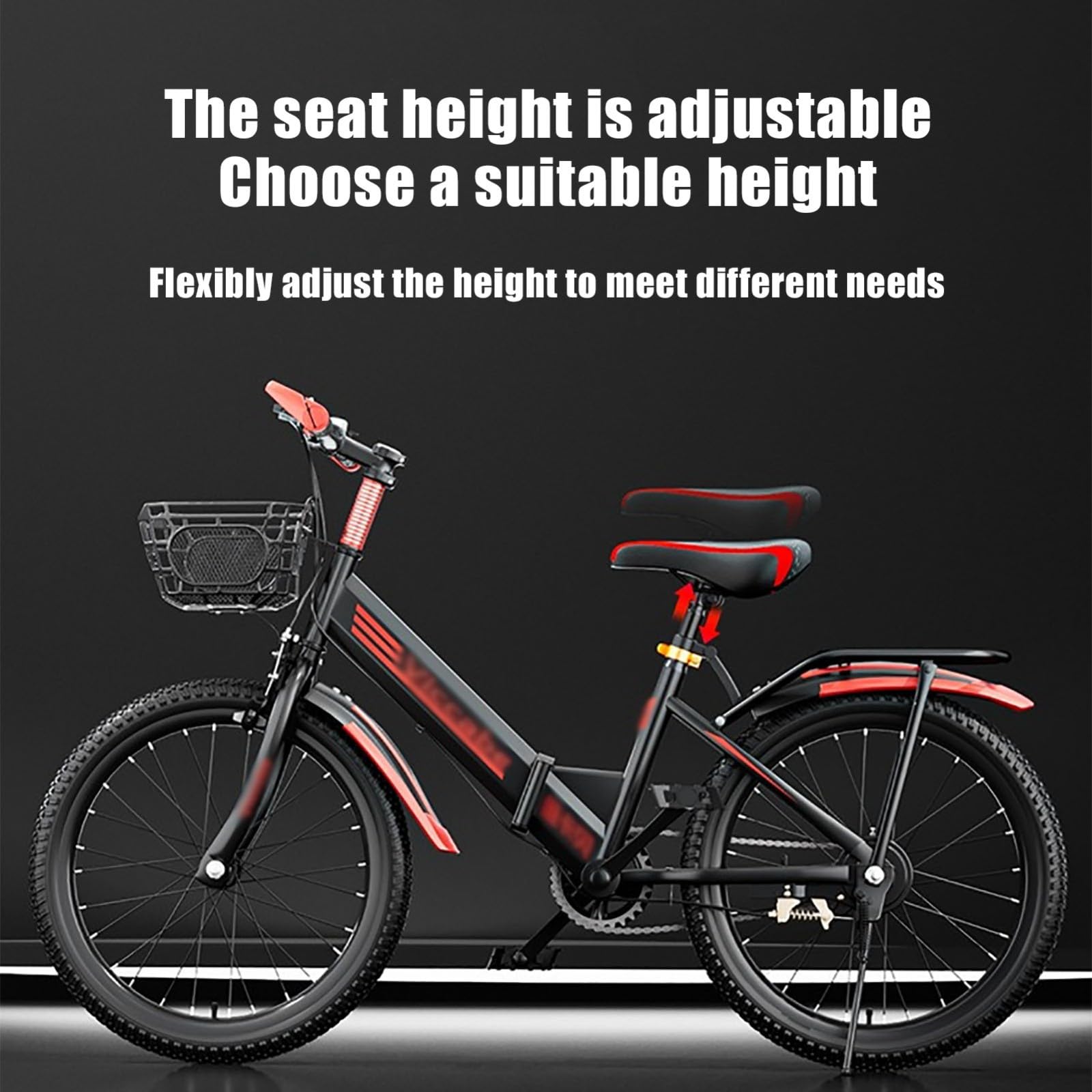 Bicicleta Plegable para Niños De 8 A 15 Años, Bicicleta con Cambio Velocidad De 18/20/22 Pulgadas, Bicicleta para Acampar Al Aire Libre, Bicicleta Plegable De Acero Al Carbono