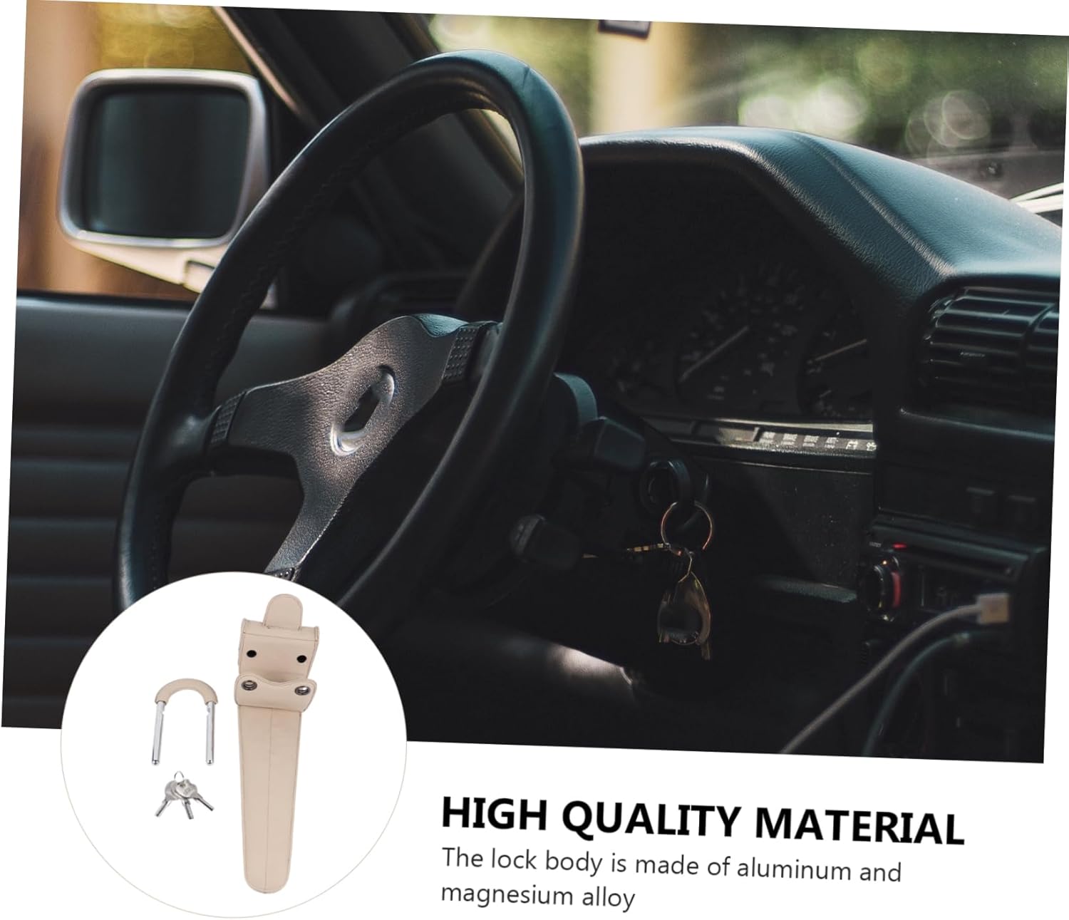 Disklok 英国製 盗難防止 最強 ハンドルロック Sサイズ シルバー