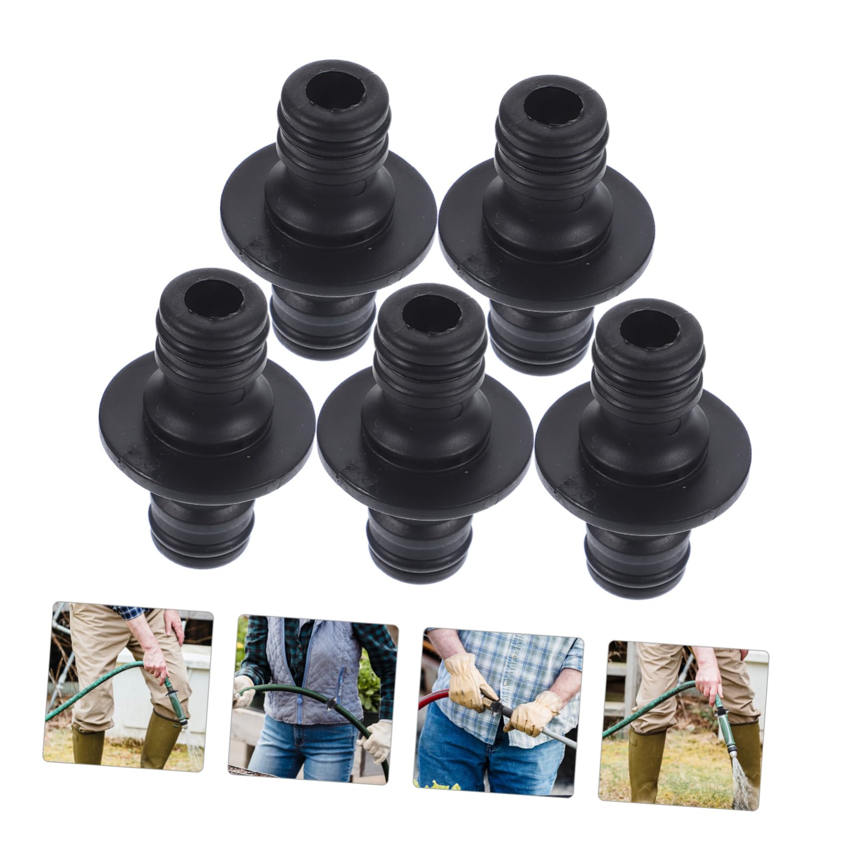 YARNOW 100pezzi Adattatori Per Tubo Da Giardino Raccordi Rapidi Per Irrigazione Connettori Durevoli e Facili Da Installare Per Tubazioni Resistente e Pratica