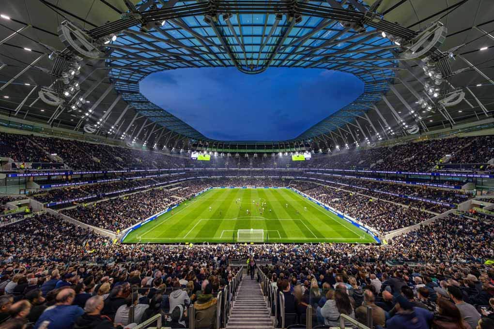 Tottenham Hotspur Stadium Spurs White Hart Lane Photograph (18"x12")