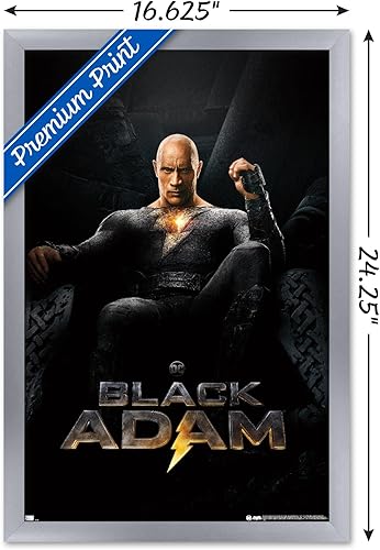 Miniatura 98 de Trends International DC Comics Movie Black Adam - Póster de pared de una hoja Versión enmarcada Barnwood