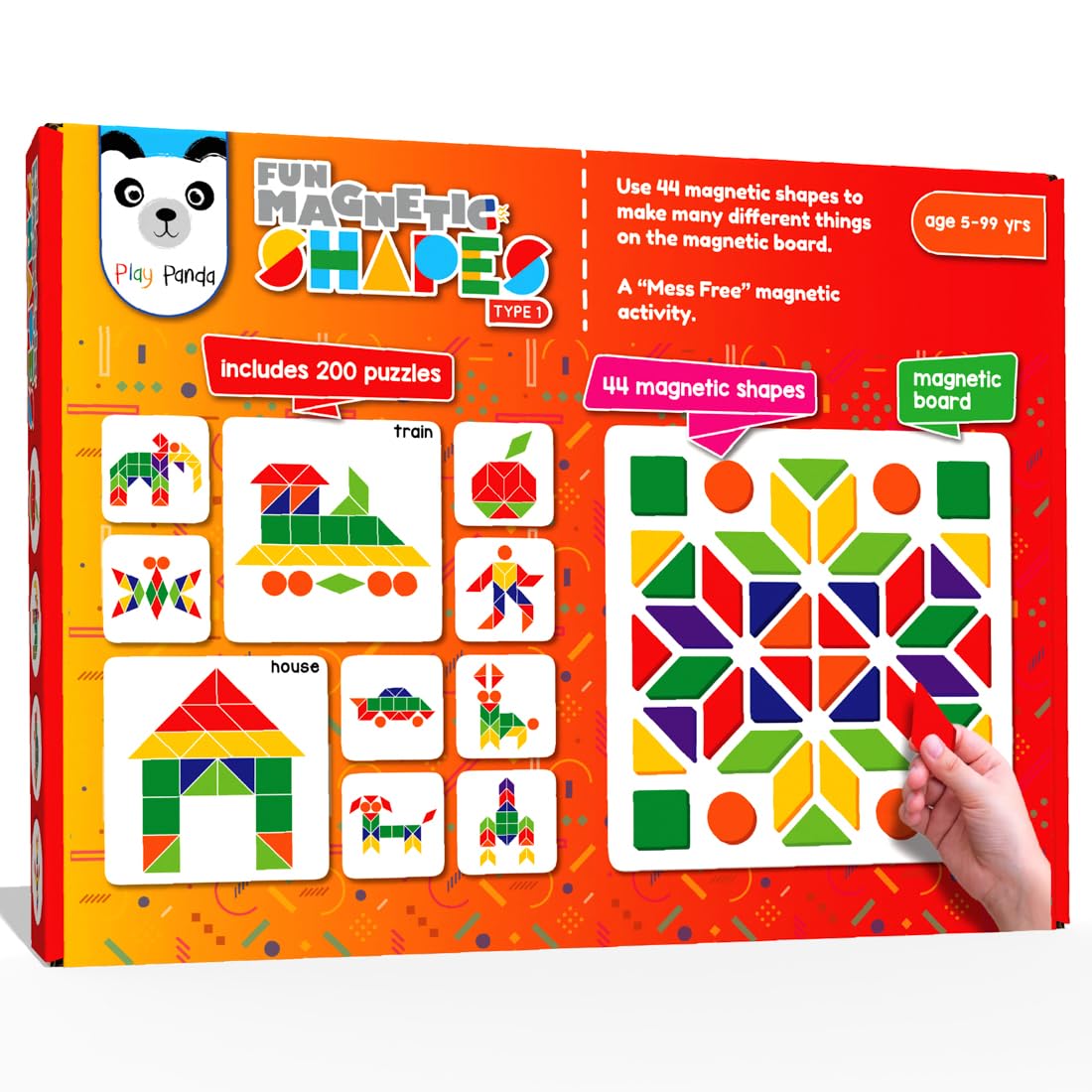 Play Panda Magnetic Puzzle Set - Kids Brain Booster -9