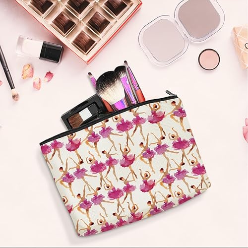 Miniatura 9 de jeilink Girl Loves Dance - Bolsa de maquillaje para bailar, regalo divertido para amantes del ballet, regalos elegantes para bailar, mujeres,