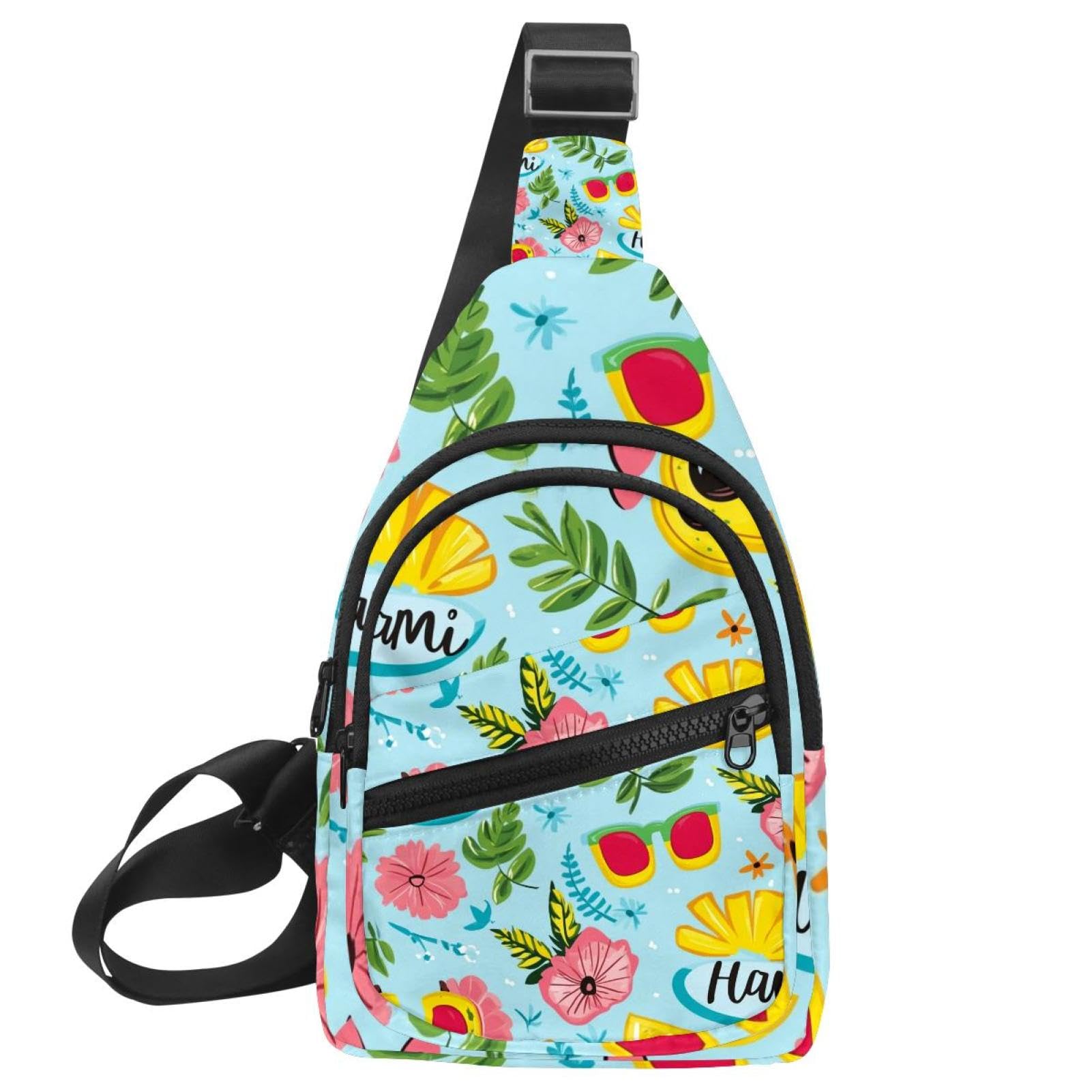 Mochila bandolera ajustable funcional Seashell 3 bolsa de hombro resistente 7
