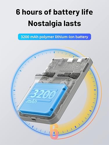 Miniatura 5 de RG353VS - Consola de juegos portátil de video retro, sistema Linux, pantalla IPS de 3.5 pulgadas, carga de tarjeta TF de 64G, 4450 juegos clásicos,