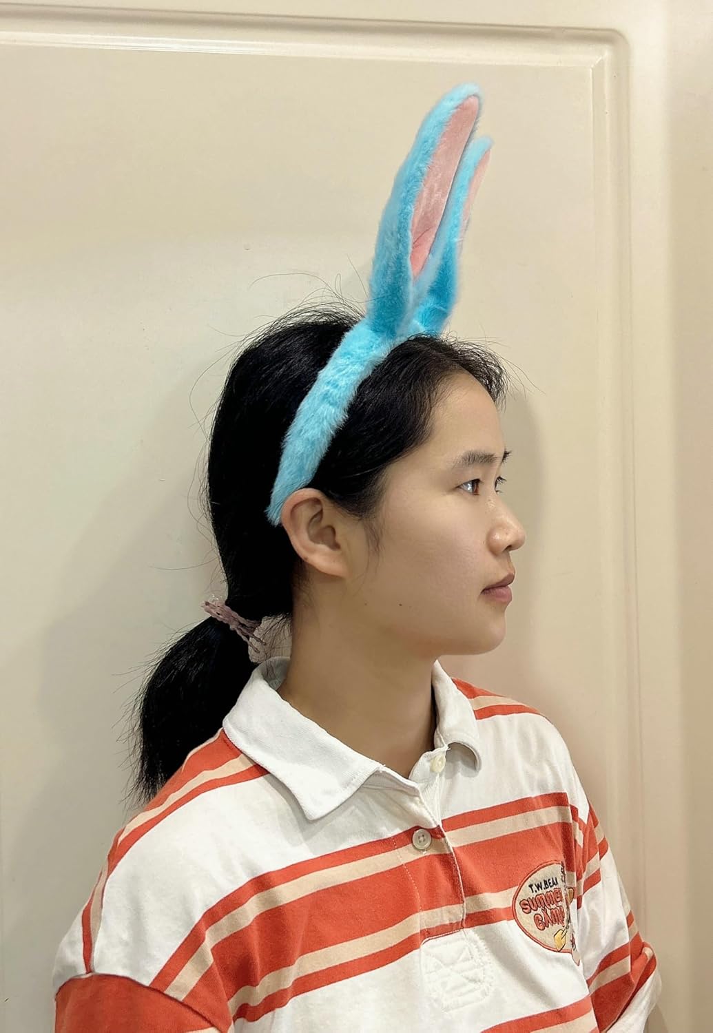 CHEU Easter bunny headband with rabbit ears costume