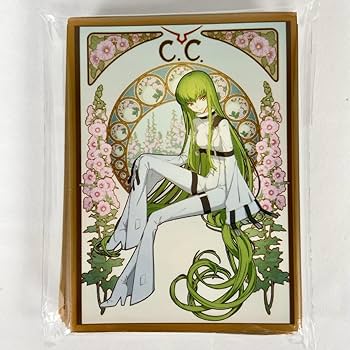 コードギアス　c.c. プレイマット　墨絵　愛顧　シーツー　混沌の女神様 Amazon.co.jp: コードギアス CC ミュシャ風 カードスリーブ 混沌