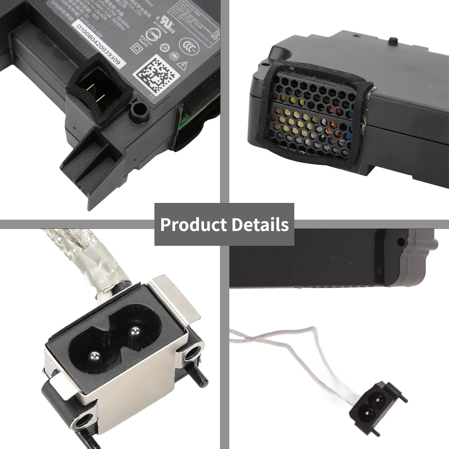 Power Board, Internal Power Supply Replacement 100 to 240V AC Adapter Replacement Internal Power Supply for Xbox One X Power