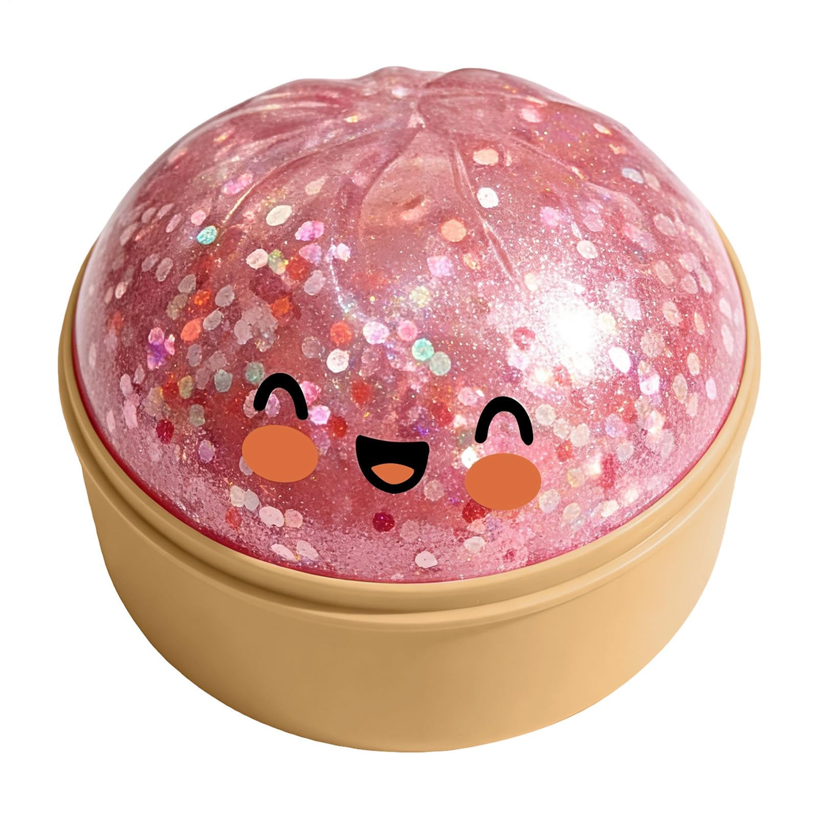 Dumplings Squishy, Mystery Dumpling Squishy Sorpresas con Brillo, Antiestres Squeeze Fidget Toy para Adultos