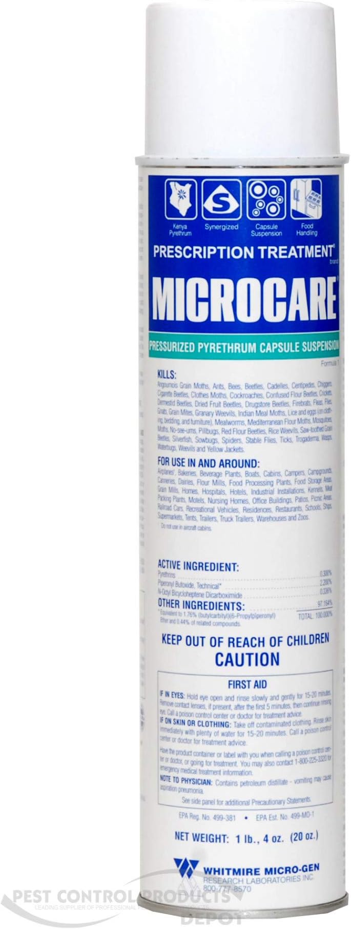 BASF 10243 PT Microcare CS Pressurized Insecticide, 20oz