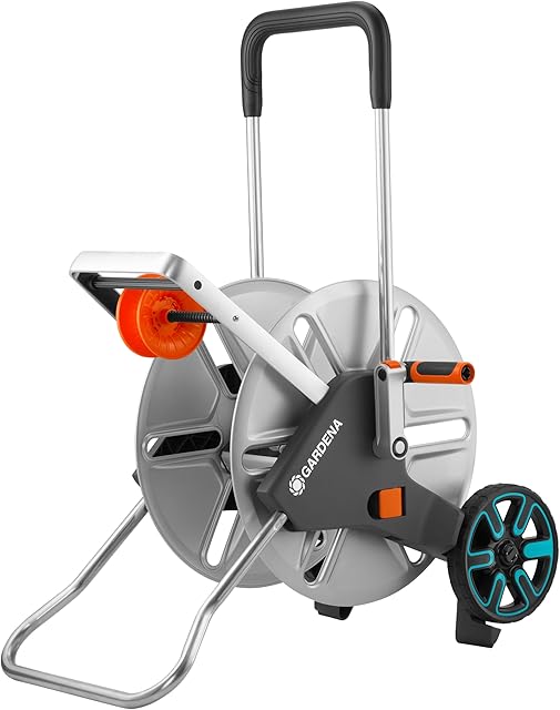 Gardena Gardena CleverRoll L Easy Metall: Großer Schlauchwagen bis zu 100 m Kapazität, besonders standfest — Schläuche