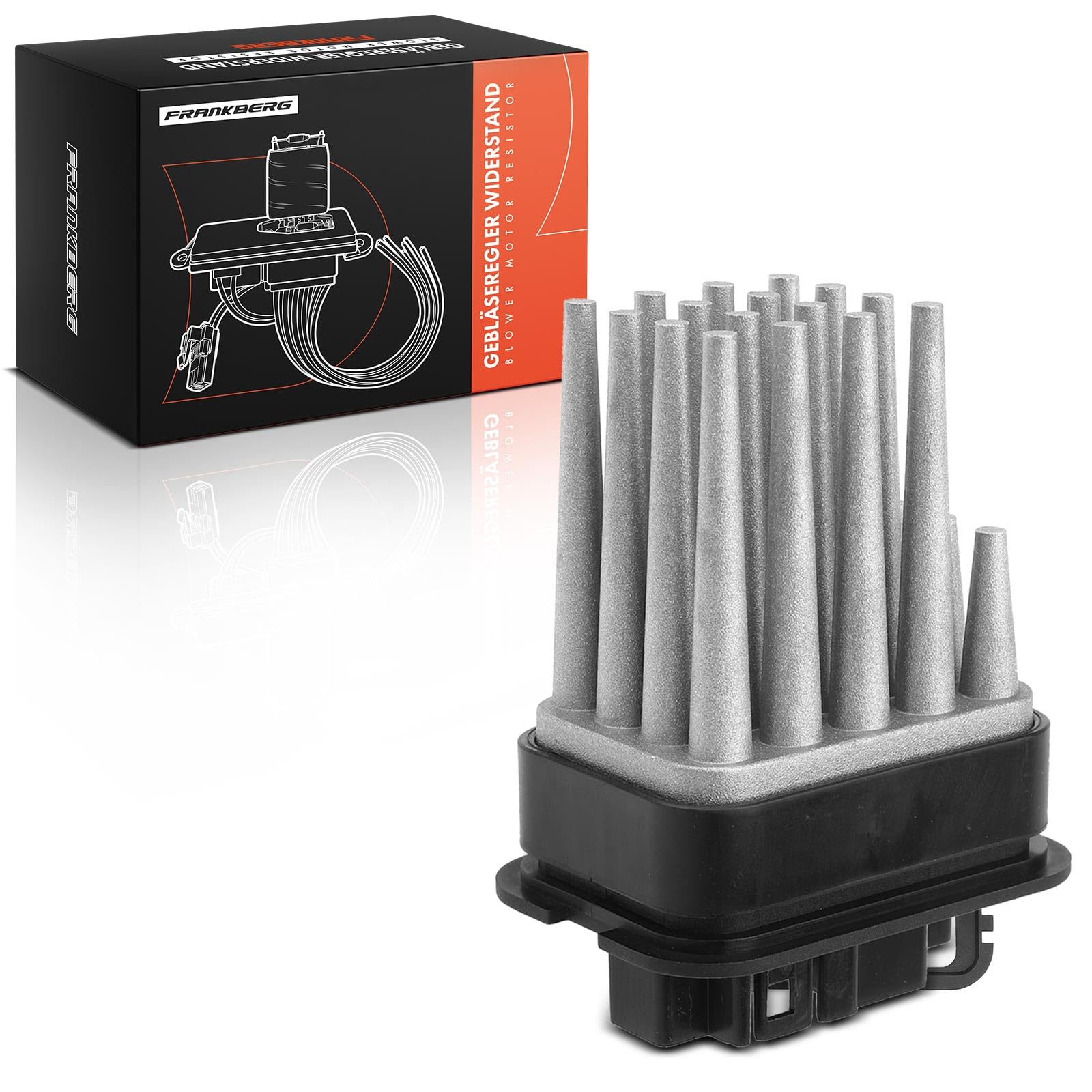 Frankberg Resistenza riscaldante Regolatore del ventilatore 1+1+4-Poli Compatibile con Cosa C X01 Zafira A MPV T98 Astra G CC T98 Zafira/Zafira Family B A05 Astra G CaR.A.Van T98 Replace# 52488536