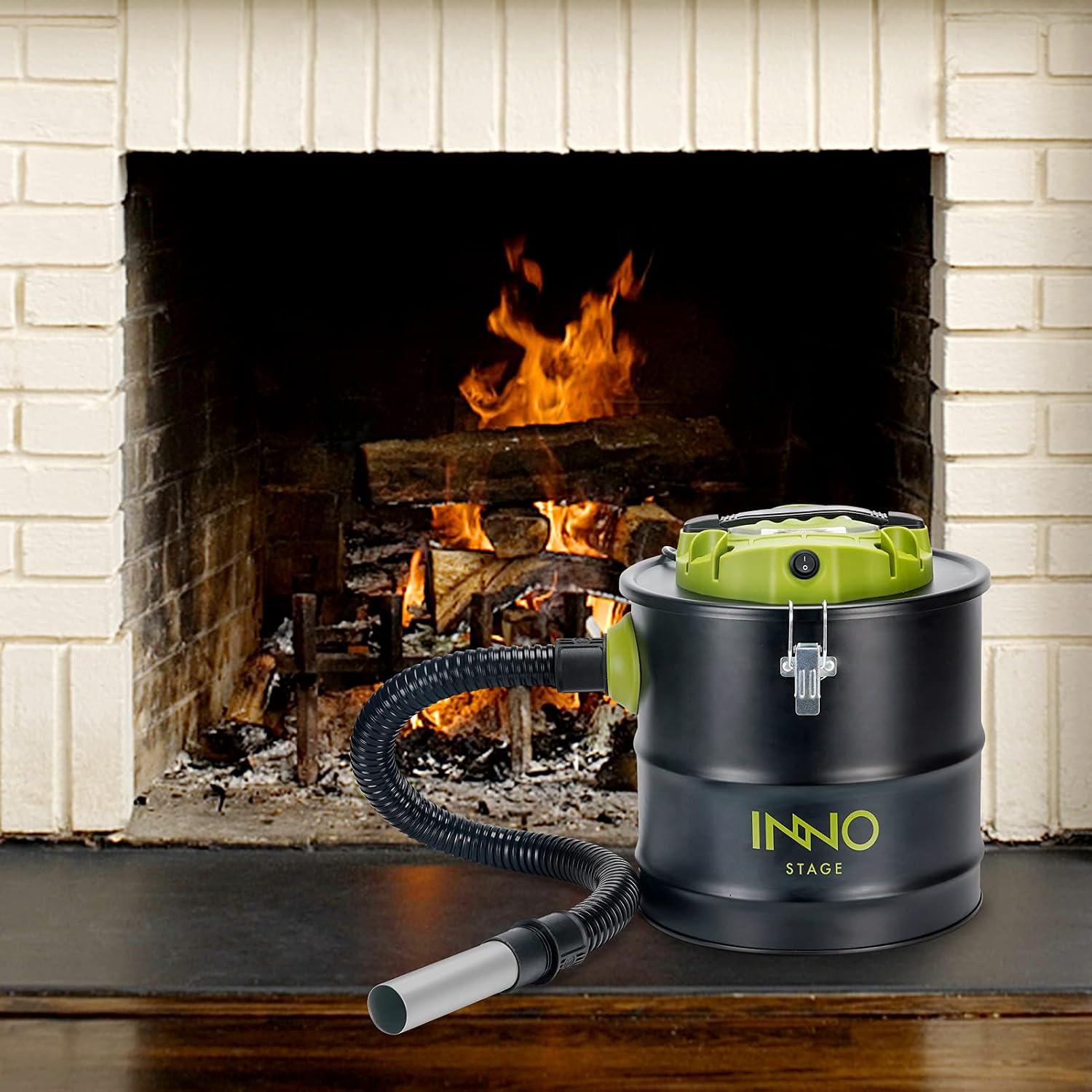 INNO STAGE 5 Gallon Ash Vacuum Cleaner with 1200W Powerful Suction for Fireplaces, Wood Burning Stoves, Bonfire Pits and BBQ Grills