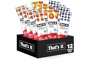 That's It. Crunchy Bars Variety Pack: Irresistible, Apple Banana, Apple Strawberry, Apple Cherry, Peach Mango