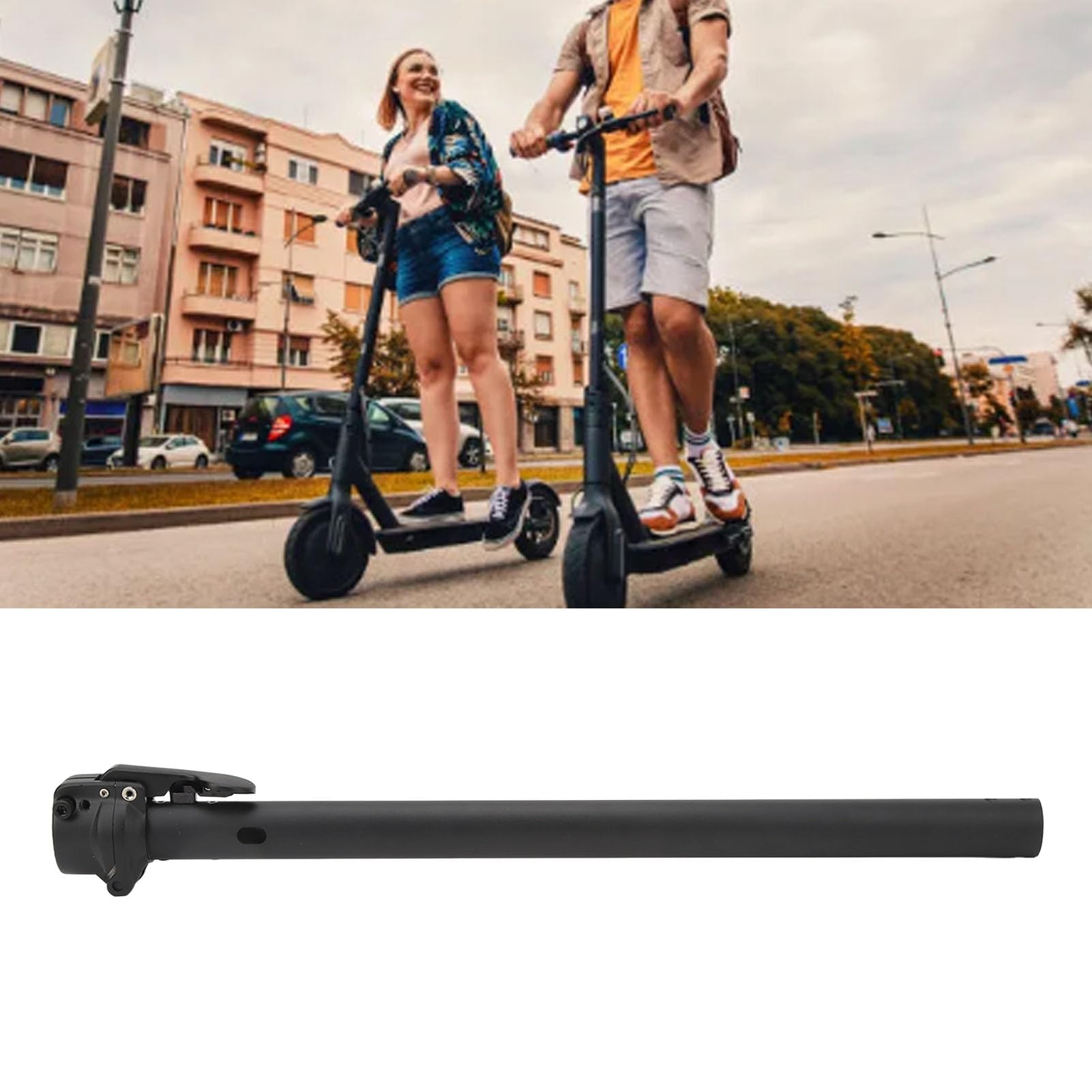 VGEBY Perche Pliante en Alliage D'Aluminium 66cm, Canne Telescopique, pour