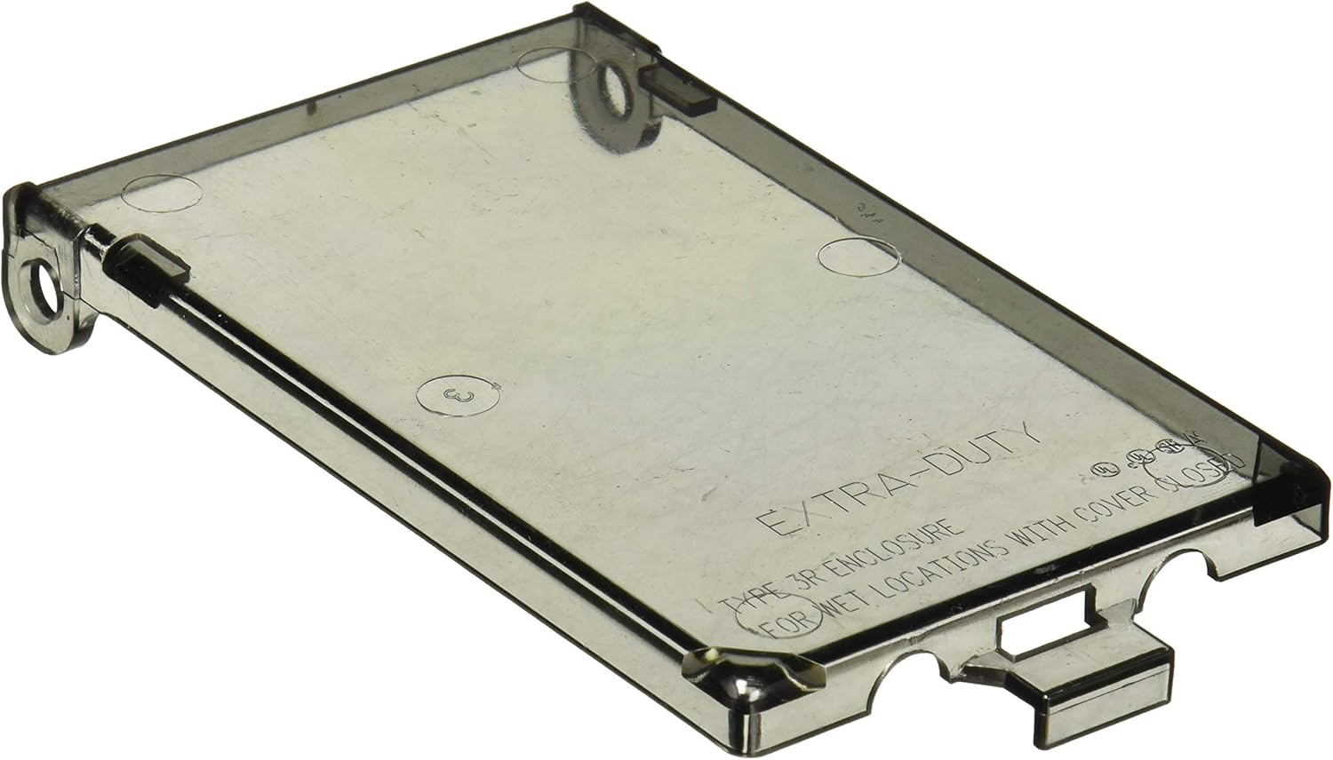 Arlington Industries Model DBVC-1 Wall Plate Cover, Clear Lot of 2