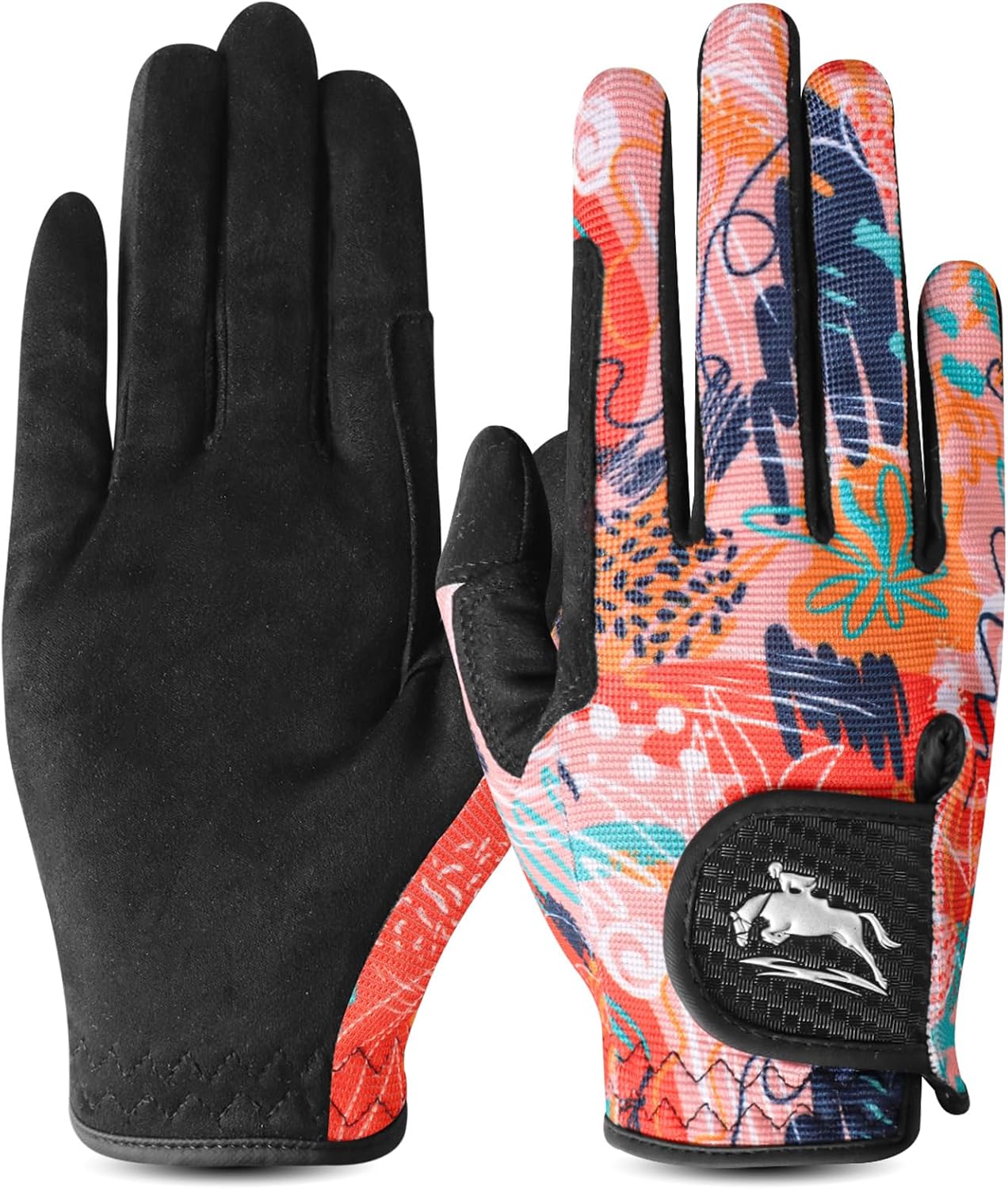 FINGER TEN Horse Riding Gloves for Women with Secure Grip