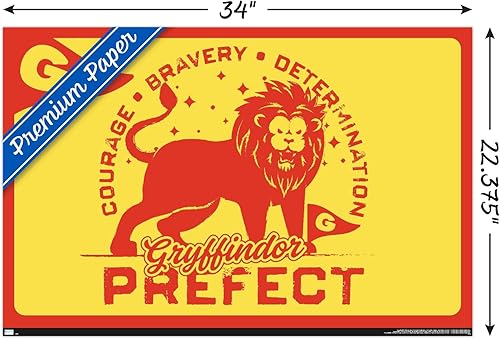 Miniatura 3 de Trends International The Wizarding World Harry Potter - Póster de pared de Gryffindor Clubhouse Crest