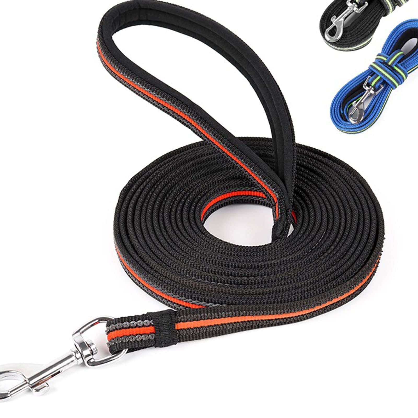 XIANGFAGS Laisse Chien 3M/5M/10M Pet Dog Chain Laisse Produits Accessoires Nylon Anti-Skid Outdoor Training Pet Lead Ceinture Doux Rembourré Poignée Chien Laisse