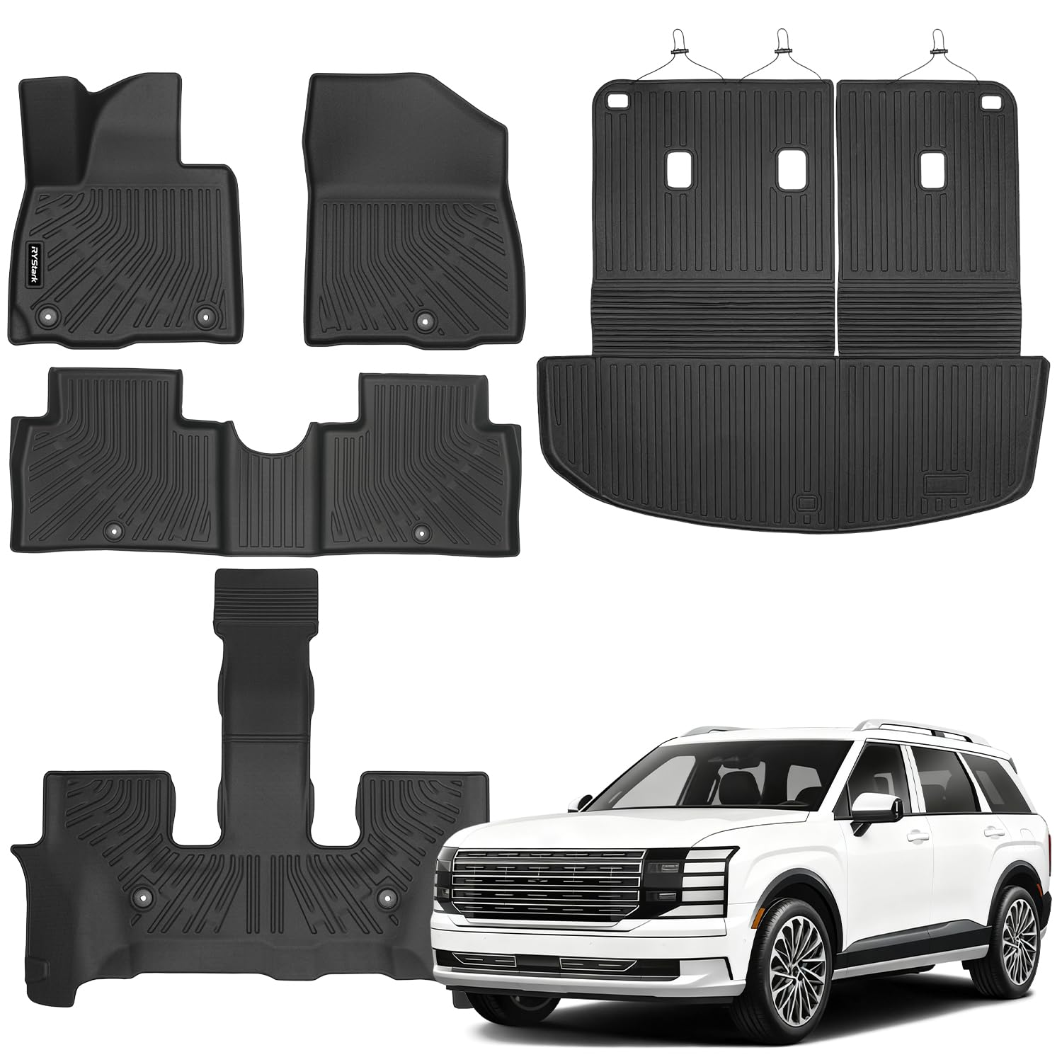 RYStark Palisade TPE Floor Mat Set