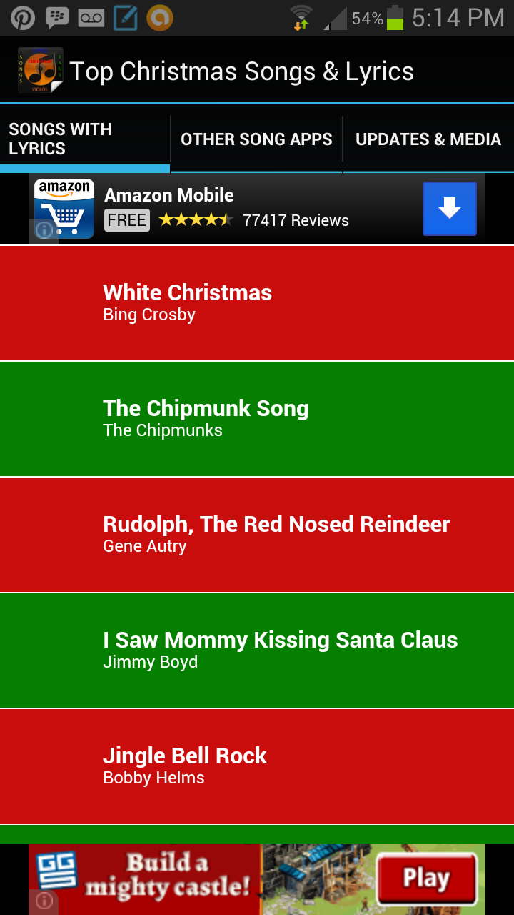 Top Christmas Songs Lyrics App On Amazon Appstore top-christmas-songs-lyrics-app-on-amazon-appstore