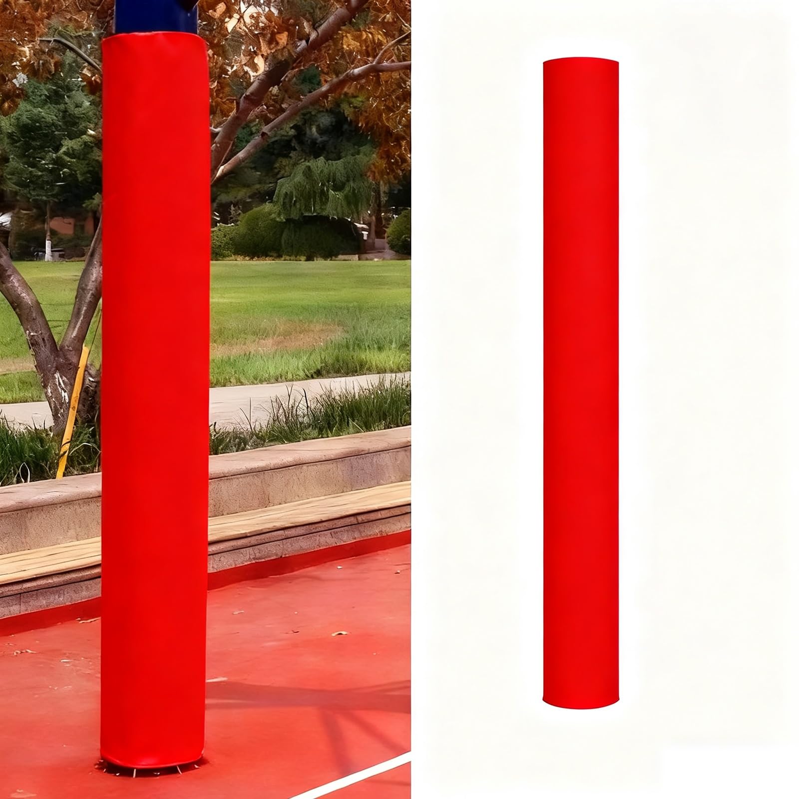 Tapis de protection mât de volleyball en mousse anti-UV de 2 mètres