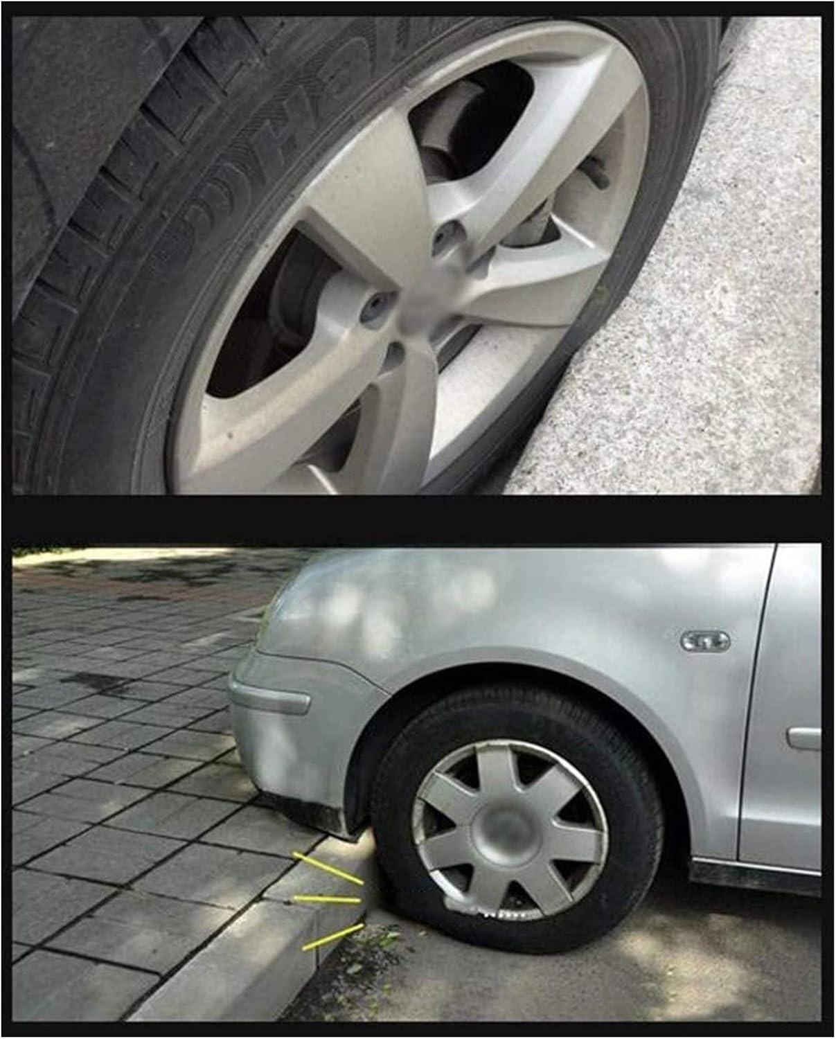 Ramp Rubber Ramps, Residential Car Uphill Mat Black Sturdy Ramps Mat Truck Caravan Loading Ramps Size:50 * 15 * 5CM