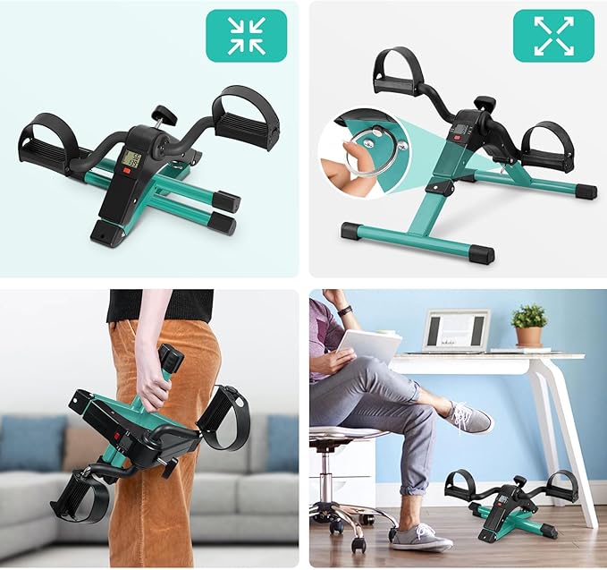Pedal para Ejercicio Plegable Uten, para Brazos y Piernas con Pantalla LCD miniatura 3