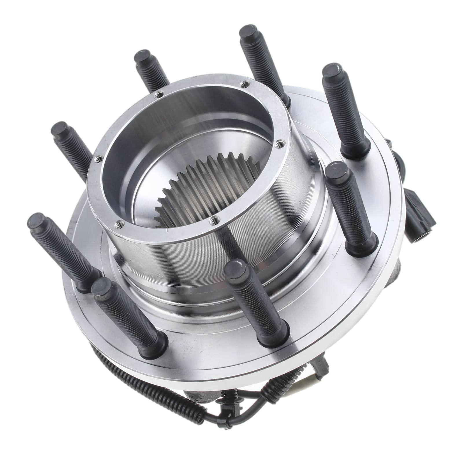 A-Premium Front Wheel Bearing and Hub Assembly with ABS & 8-Lug Compatible with Ford F-250 Super Duty/F-350 Super Duty 2005-2010, F-450 Super Duty 2010, 4WD & SRW Only