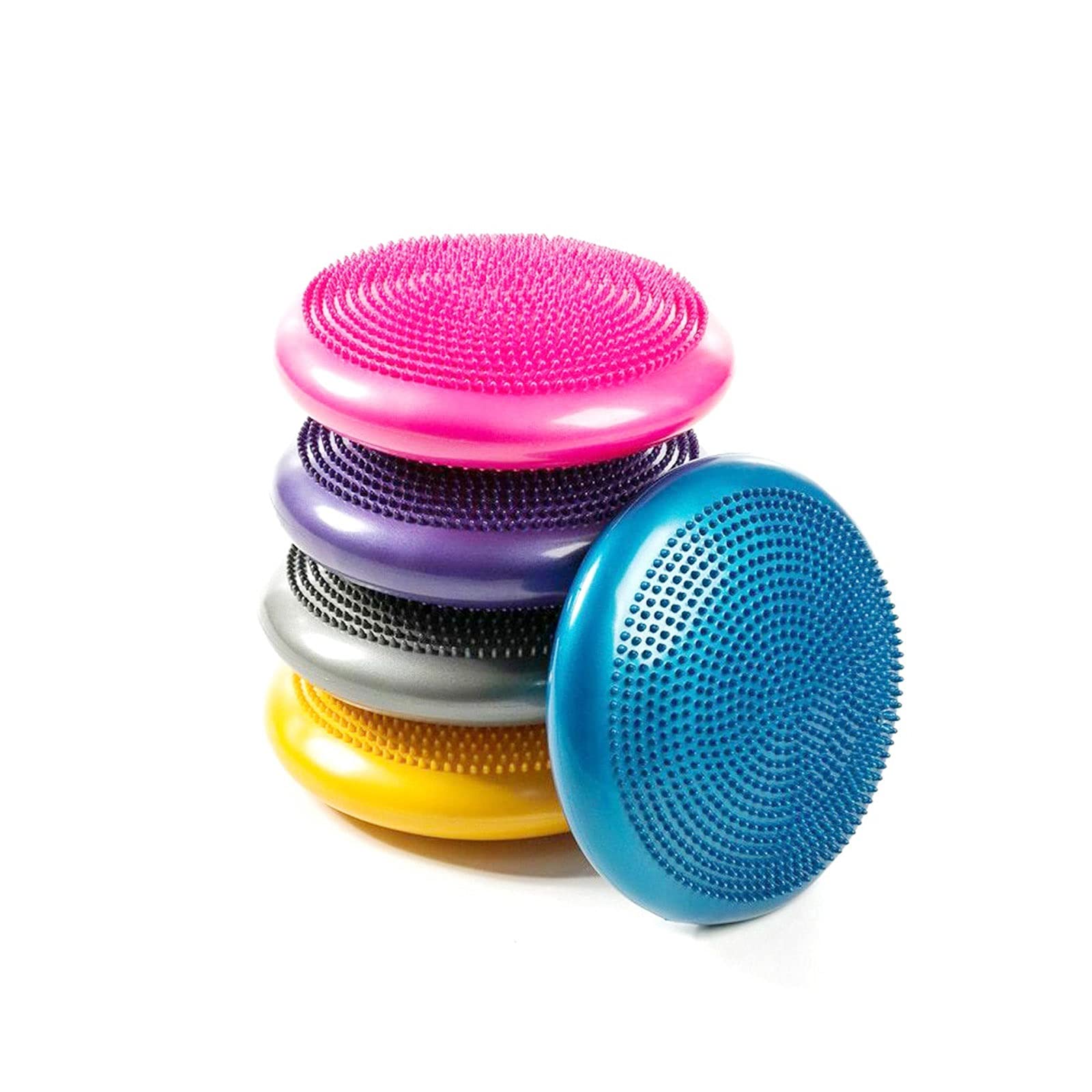 DieffematicYJD Mata do jogi Piłki do jogi Masaż Pad Stabilność Walko Saldo Disc Poduszka Mata Fitness Trening Trening Ball Ball (Color : Blue)