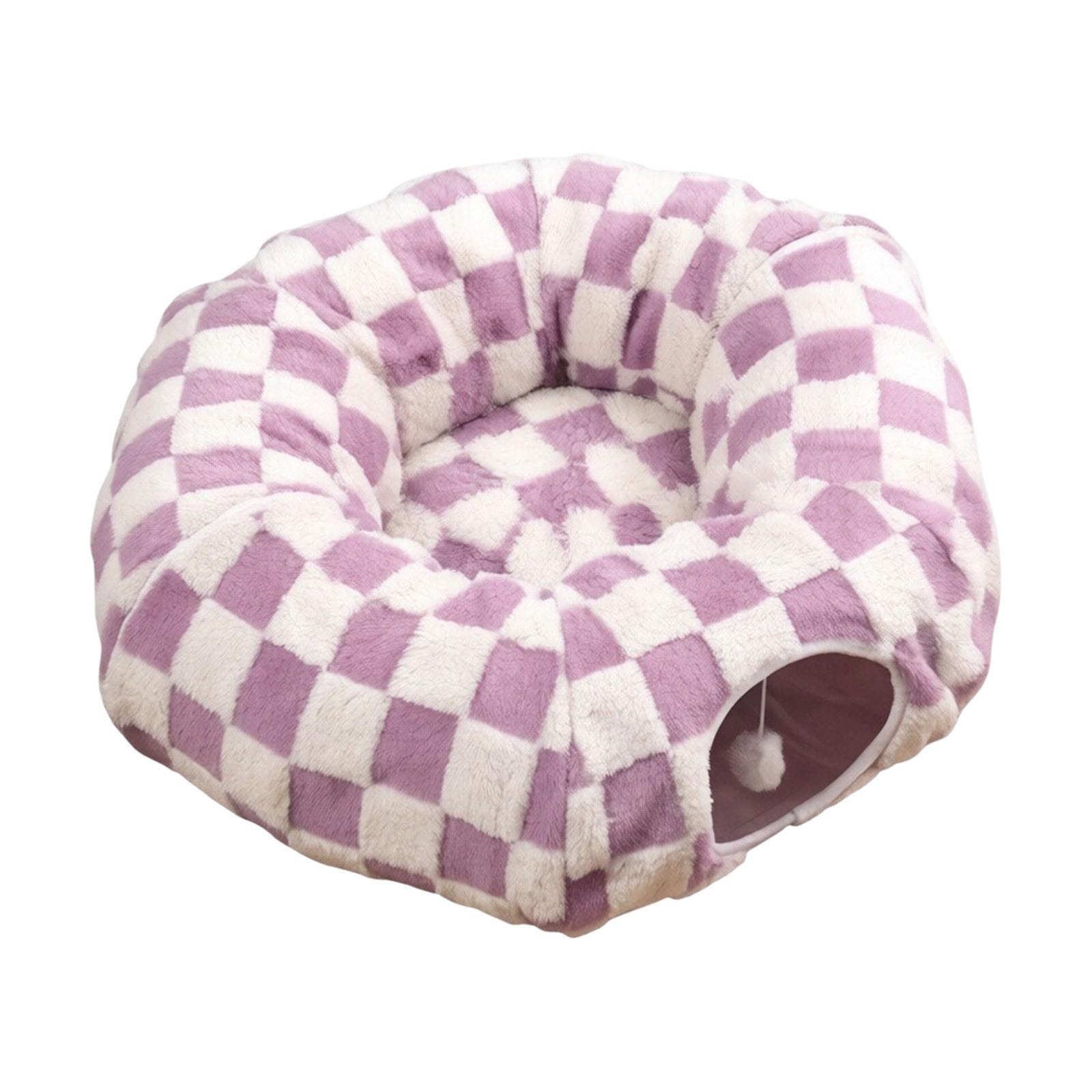 Generisch 2026 Genérico Donut Tunnel for Cats, for Puppies, Small Animals, Rabbits, Bedroom, Living Room, Balcony, Apartment, Winter (B, 86 x 26 cm)