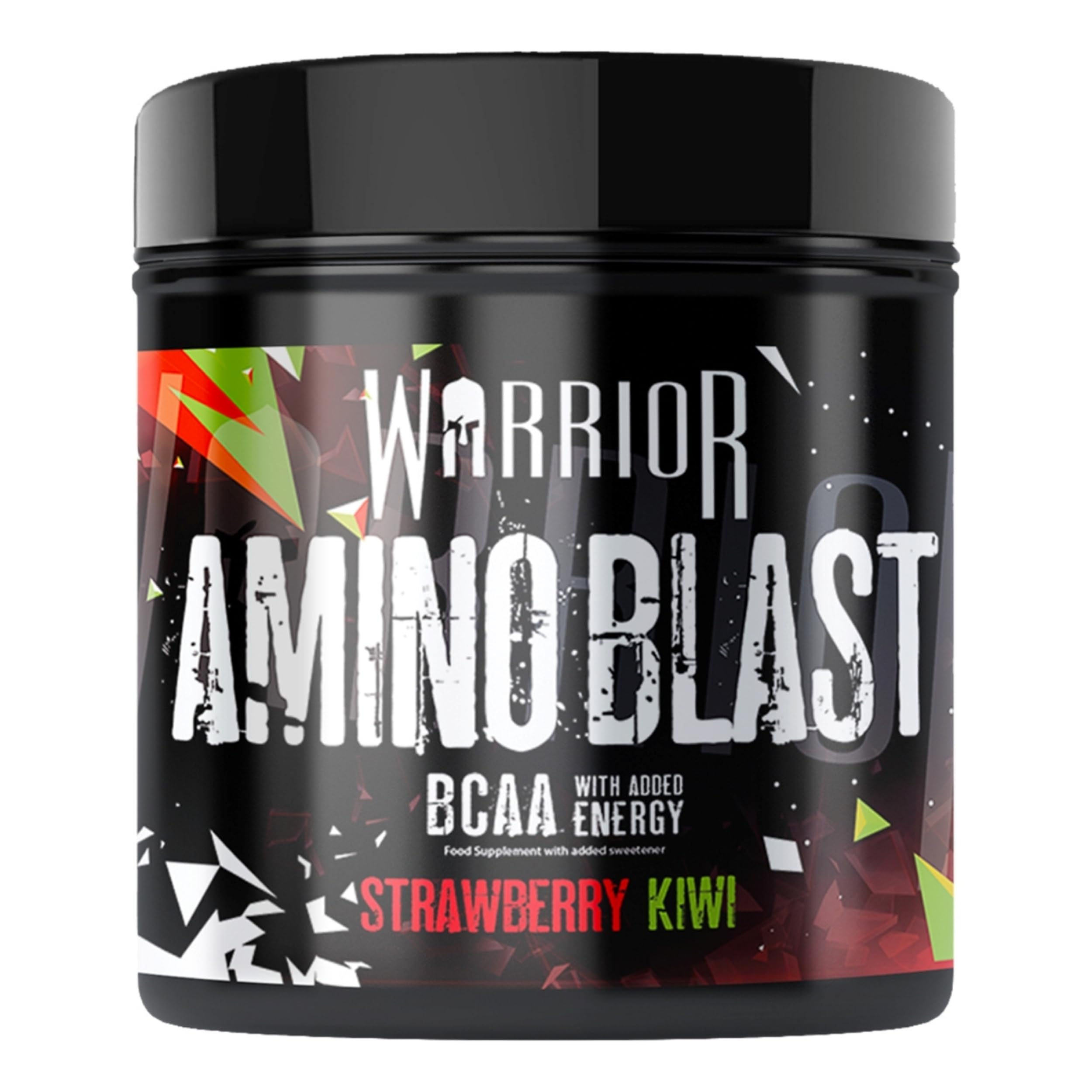 Warrior Amino Blast BCAA Pulver 270 g, 30 Portionen – Verzweigtkettige Aminosäuren mit Leucin, Isoleucin & Valin, Intra Workout Aminosäuren Pulver für Muskelaufbau – Erdbeere-Kiwi