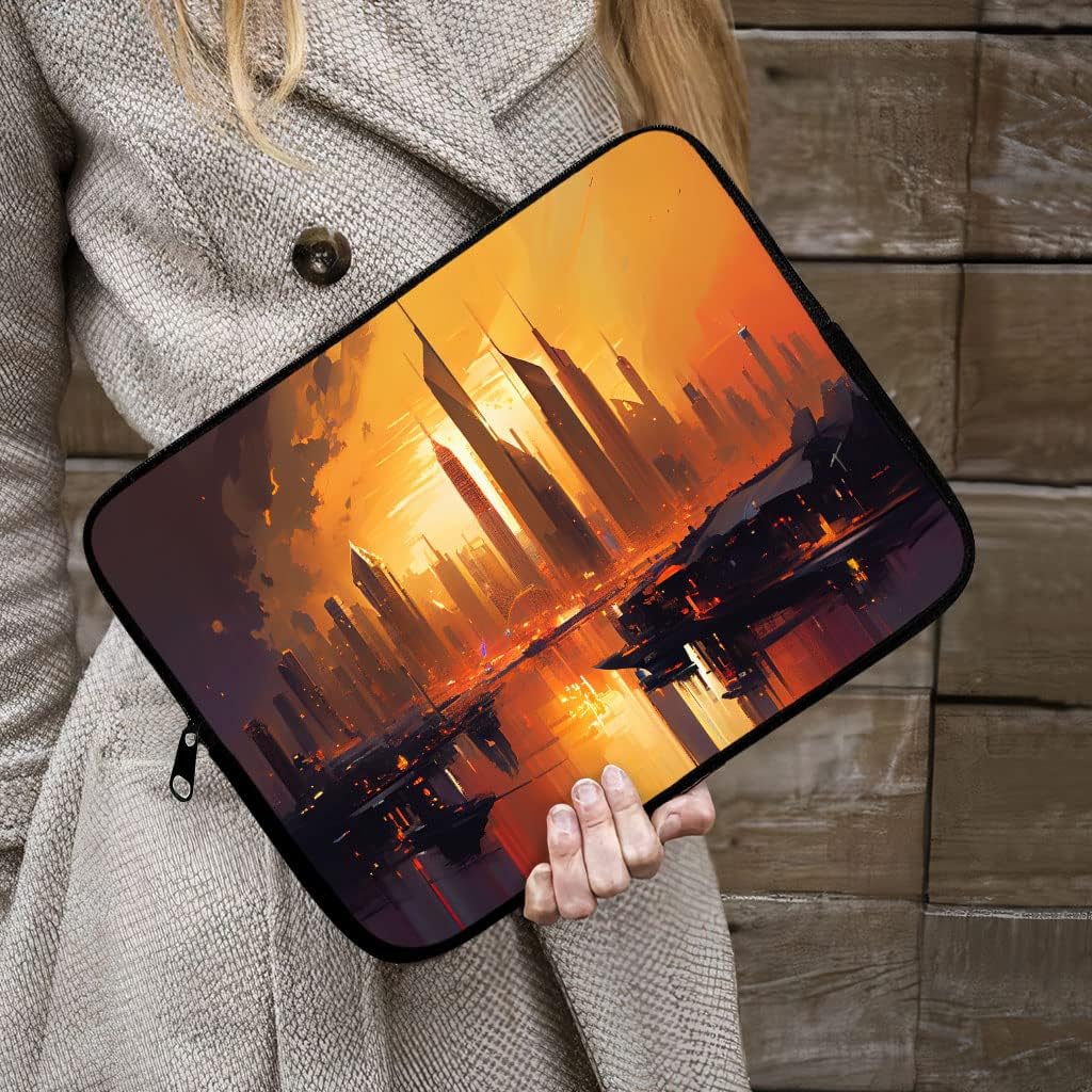 Istanbul Print iPad Sleeve - Beautiful Tablet Sleeve - Cityscape Carrying Case - 10 inches