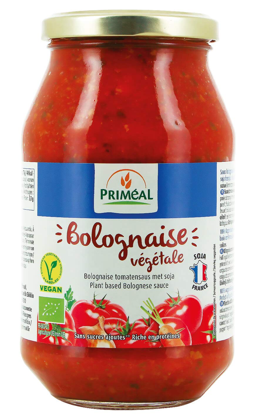 Priméal Sauce Bolognaise Végétale 510 g