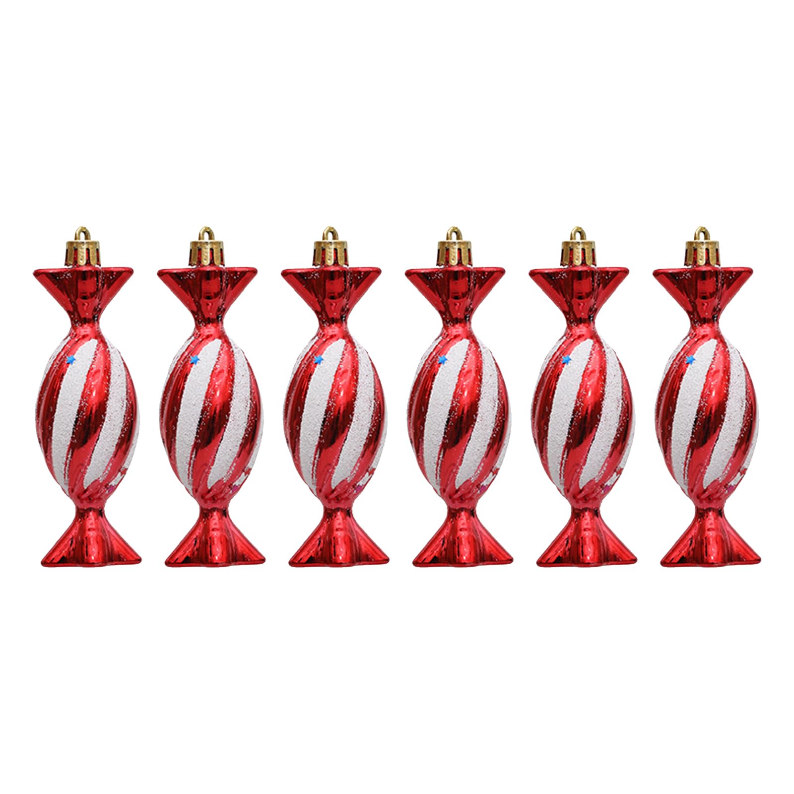 Tsophreniq Christmas Tree Candy Cane Ornament Christmas Tree Pendant Ornament Swirls Festival Hanging Decoration Decorative