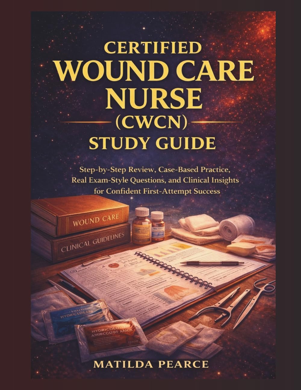 Certified Wound Care Nurse (CWCN) Study Guide: Step-by-Step Review, Case-Based Practice, Real Exam-Style Questions, and Clinical Insights for ... Success (Matilda Pearce Guidelines)